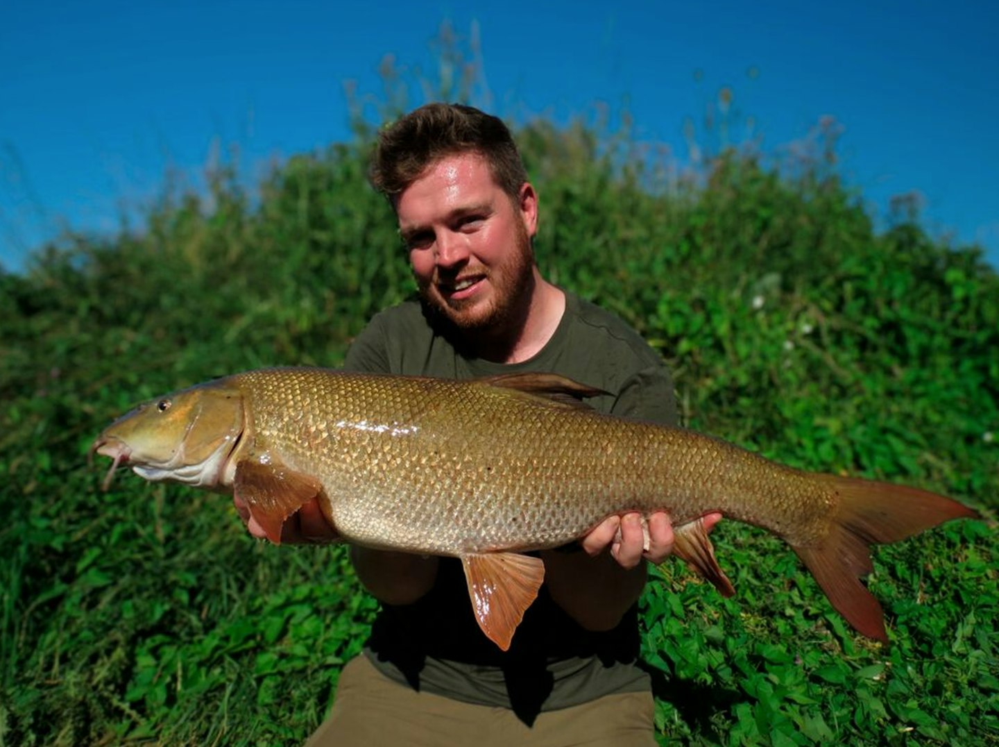 Jack Roden and his 11lb Nene barbel