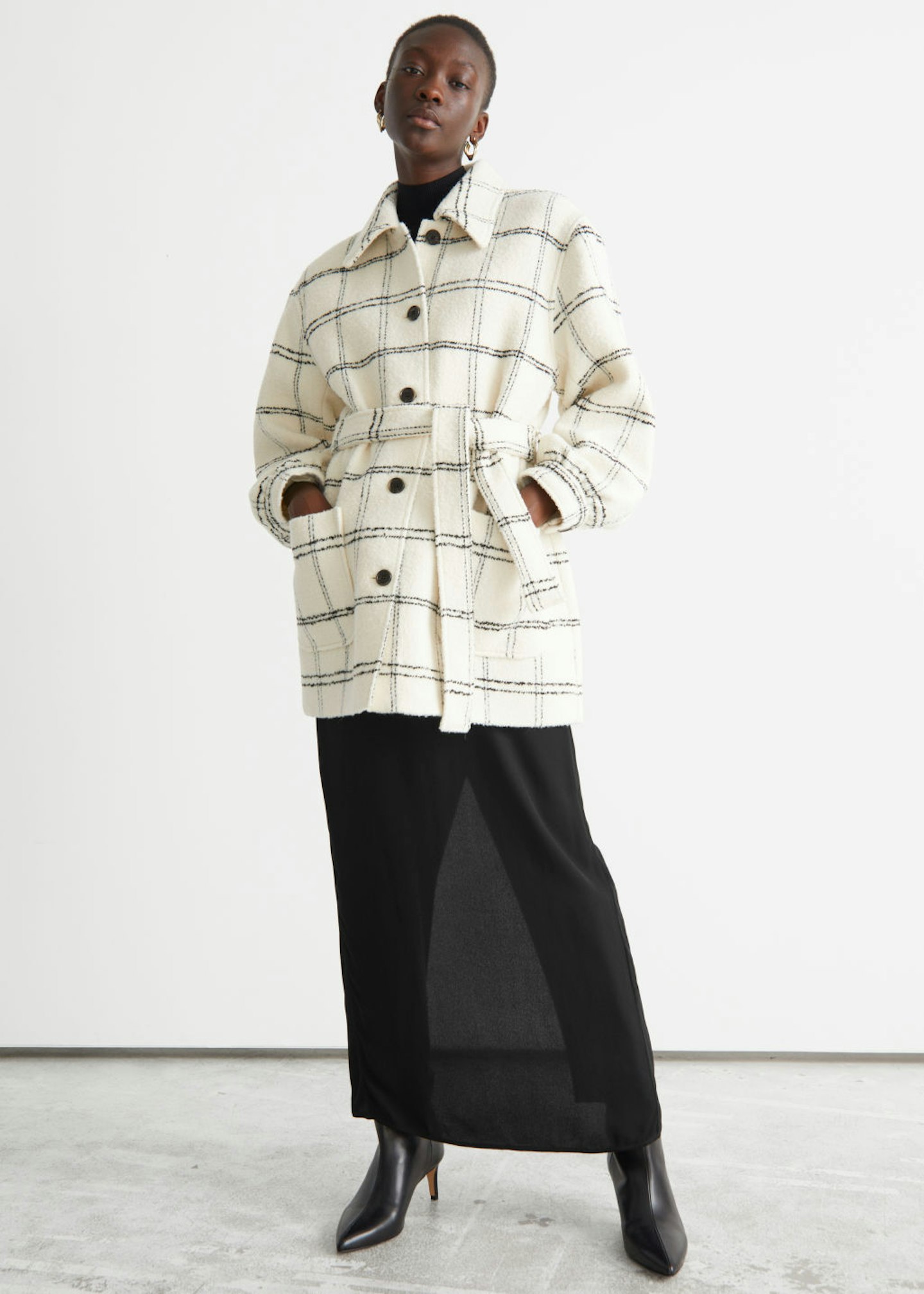 & Other Stories, Belted Wool Mix Coat, £175