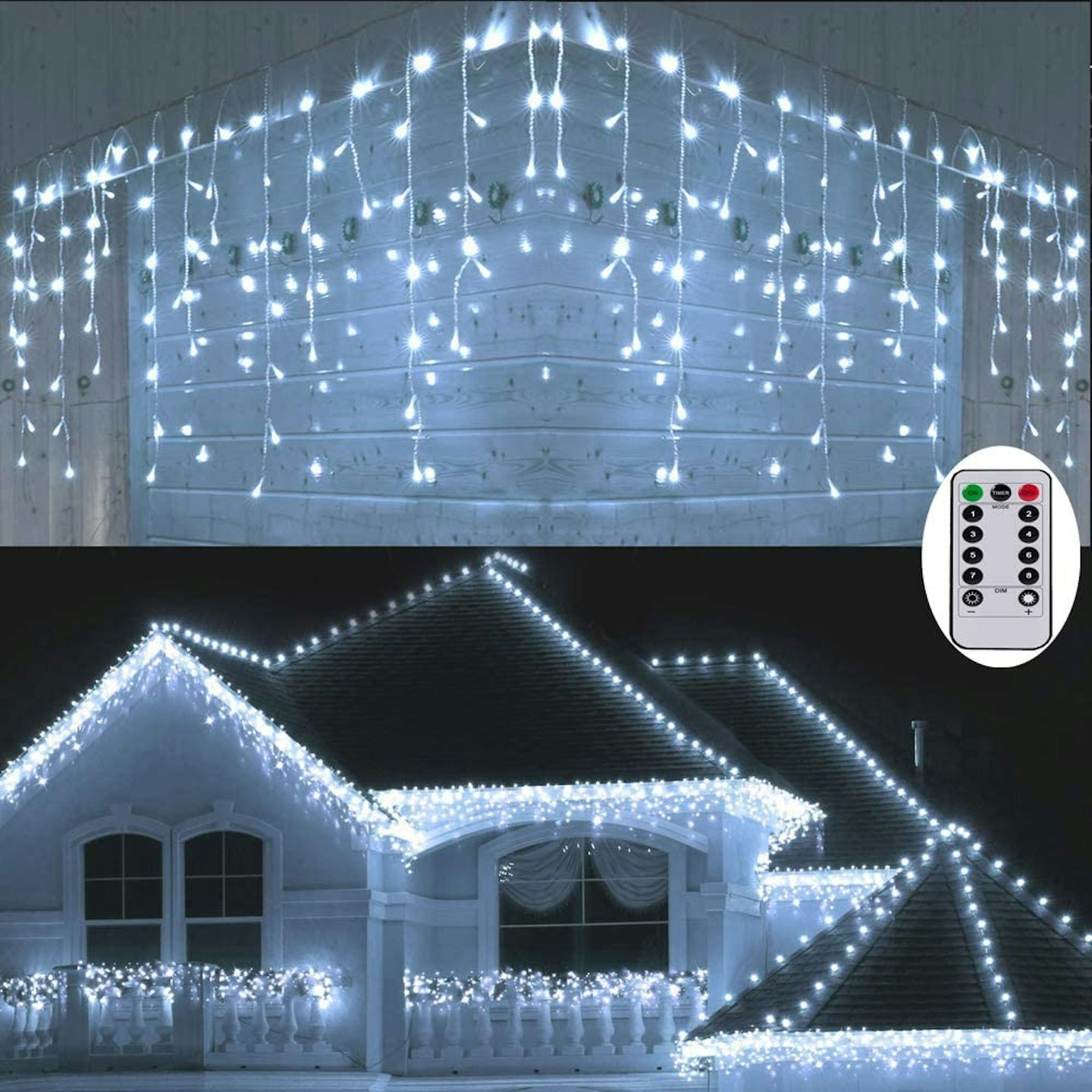 Outdoor Icicle Lights Mains Powered 10M 400 LED