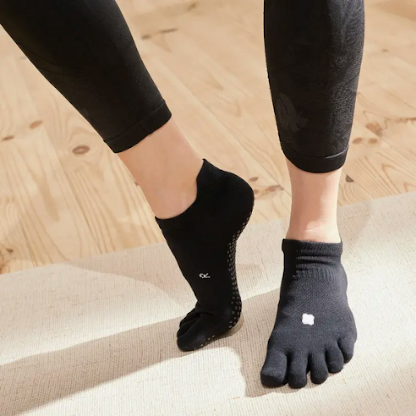 Decathlon Non-Slip Yoga Toe Socks