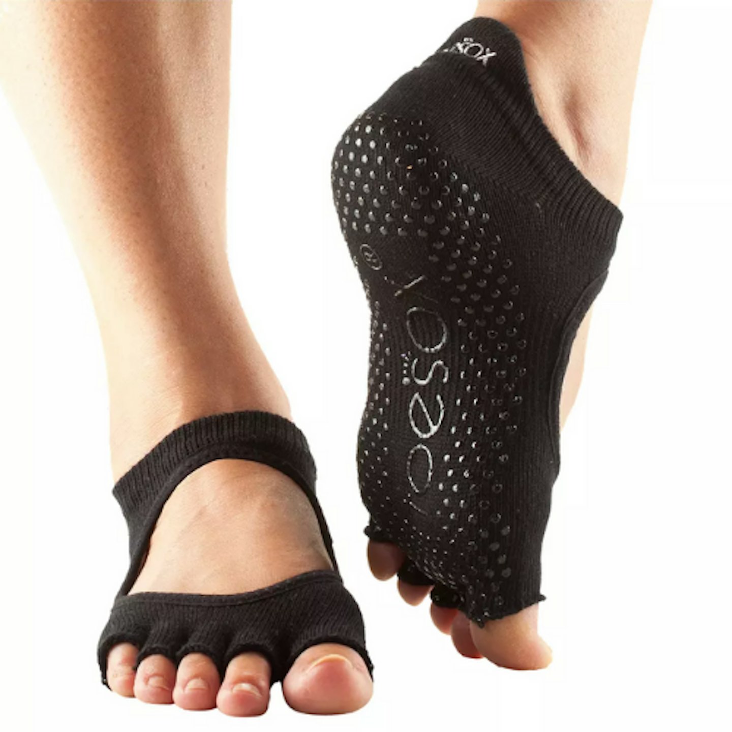 6 Pairs Non Slip Half Toe Yoga Socks for Ballet, Yoga, Pilates
