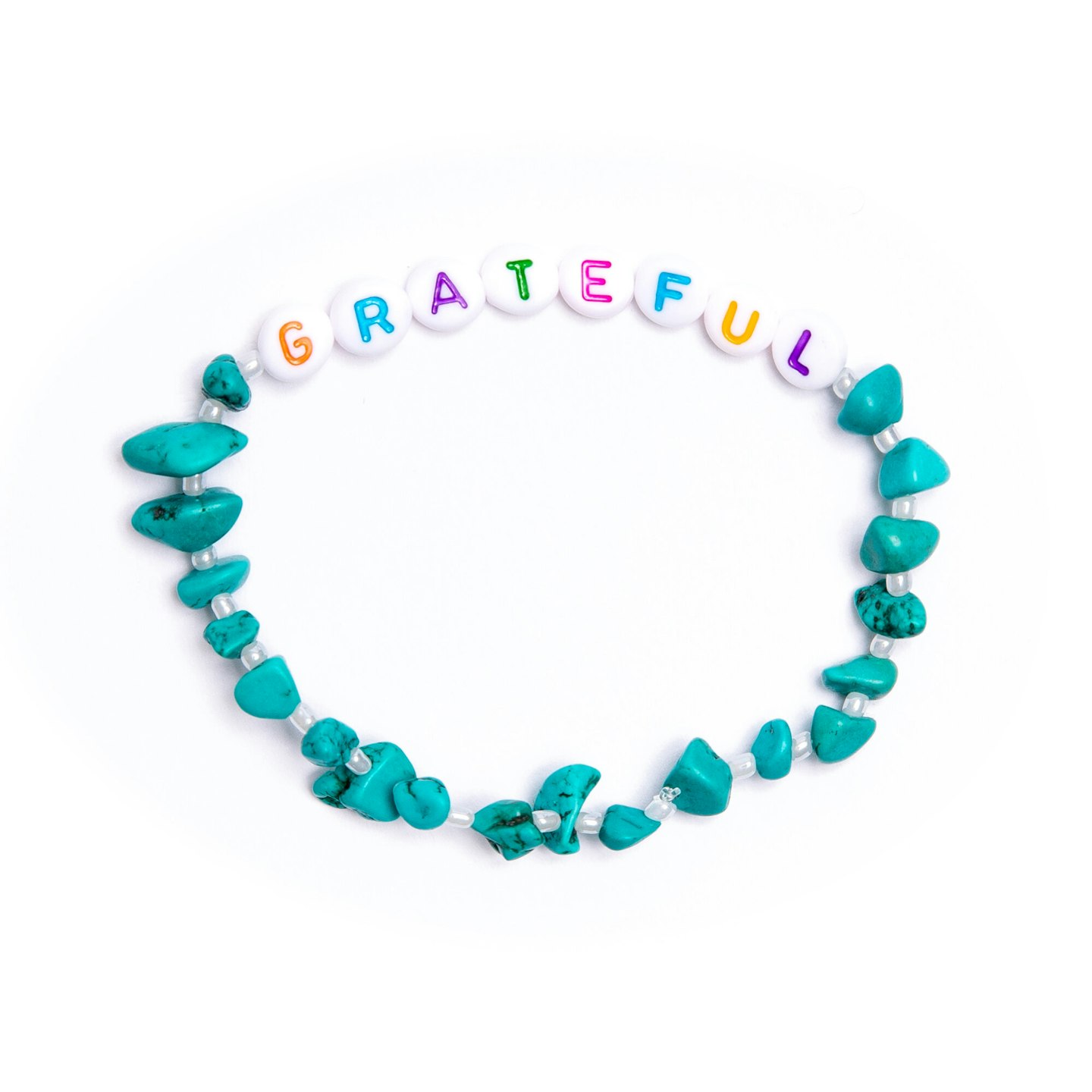 TBalance, Grateful Multi - Turquoise Crystal Healing Bracelet, £42