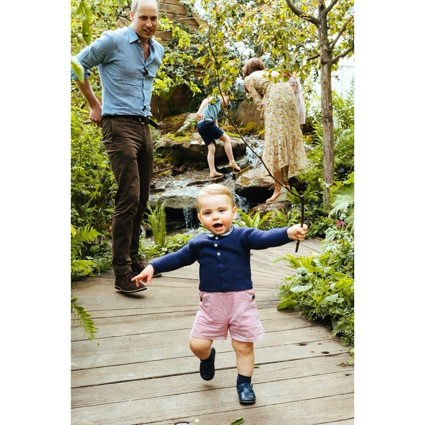 Prince Louis walking