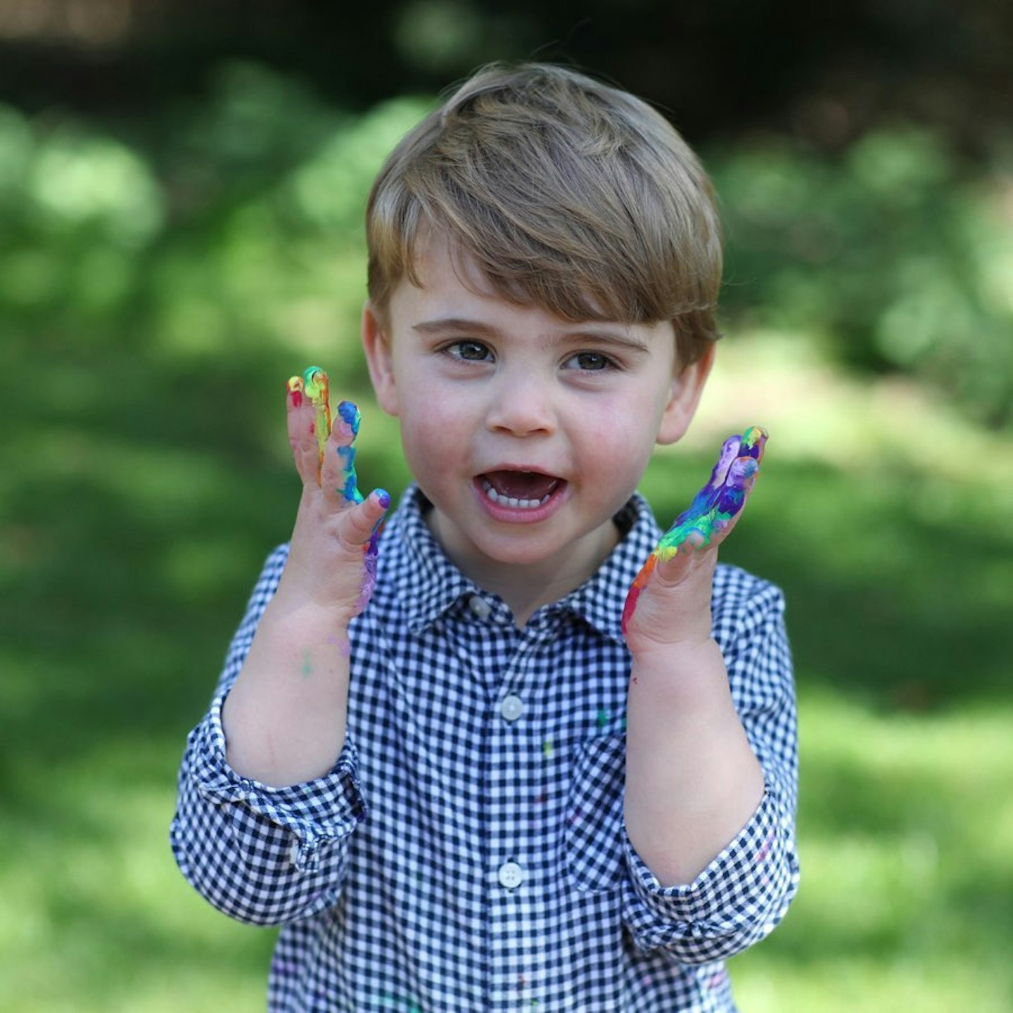 Prince Louis turns two