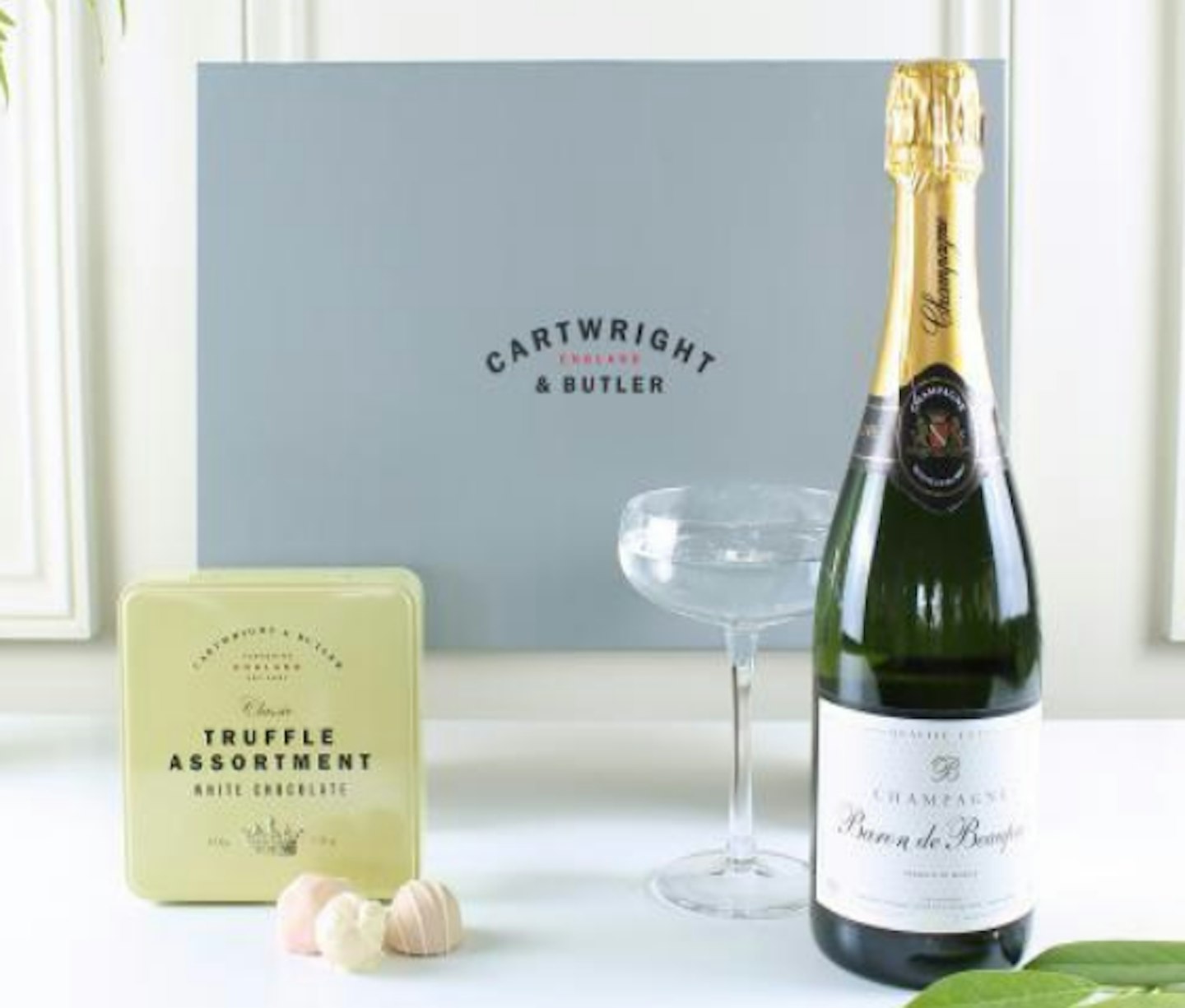 Cartwright & Butler Champagne and Truffle gift box