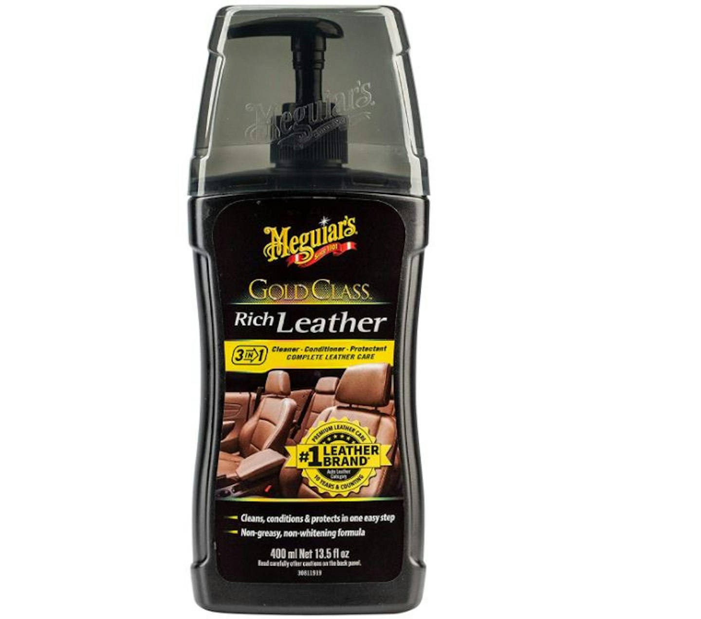 Meguiar's Gold Class Rich Leather 3in1 Cleaner, Conditioner & Protectant