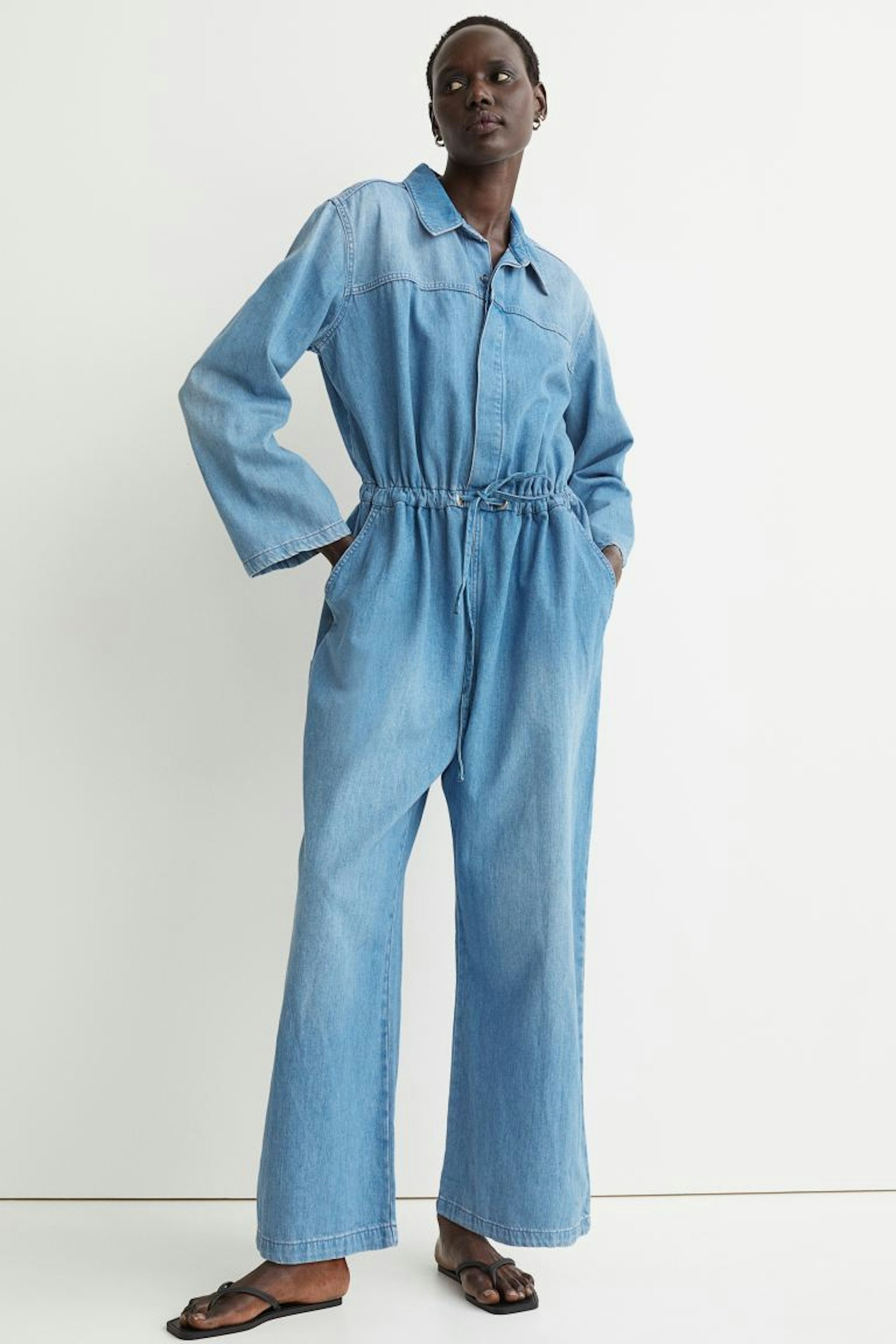 H&M, Denim Boilersuit, £24.99