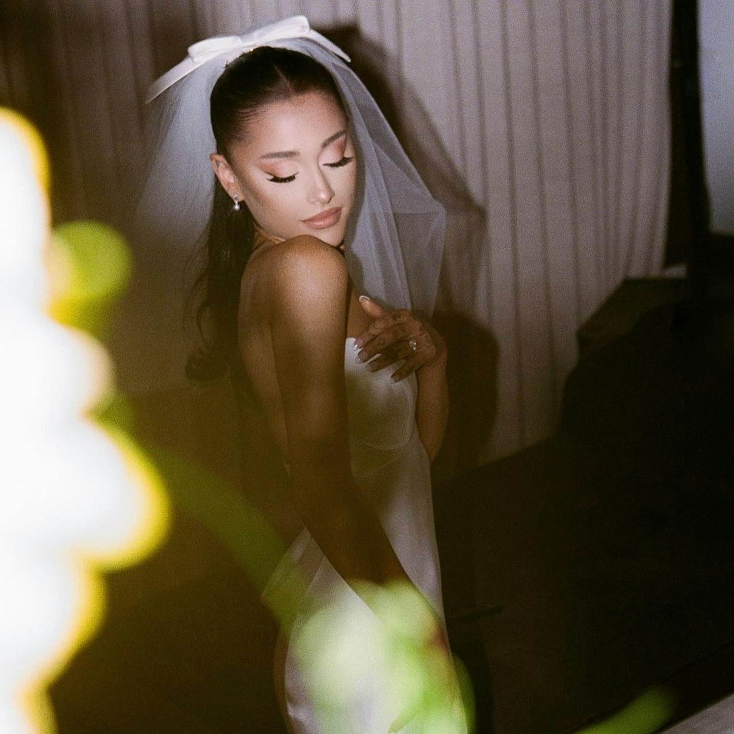 ariana grande wedding dress