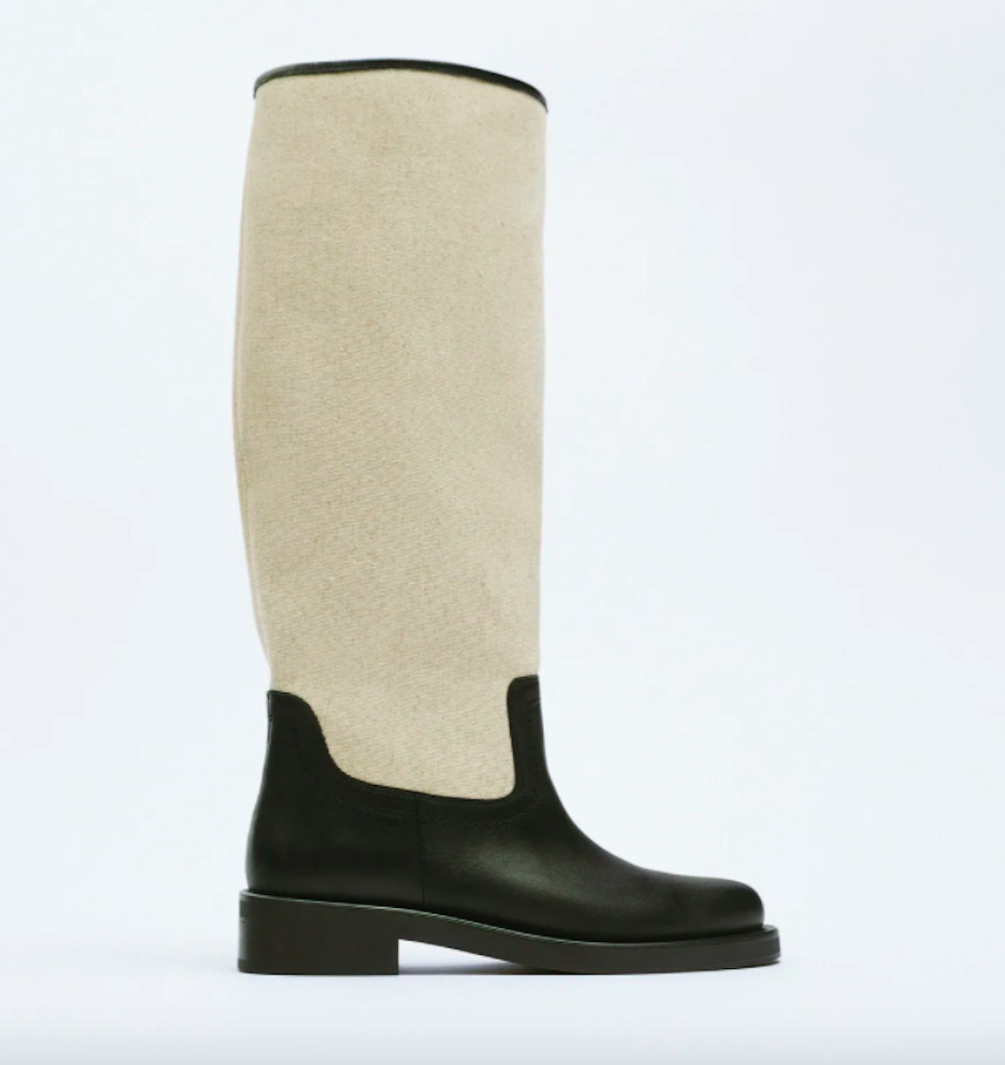 Zara, Combined Leather Boots, £109