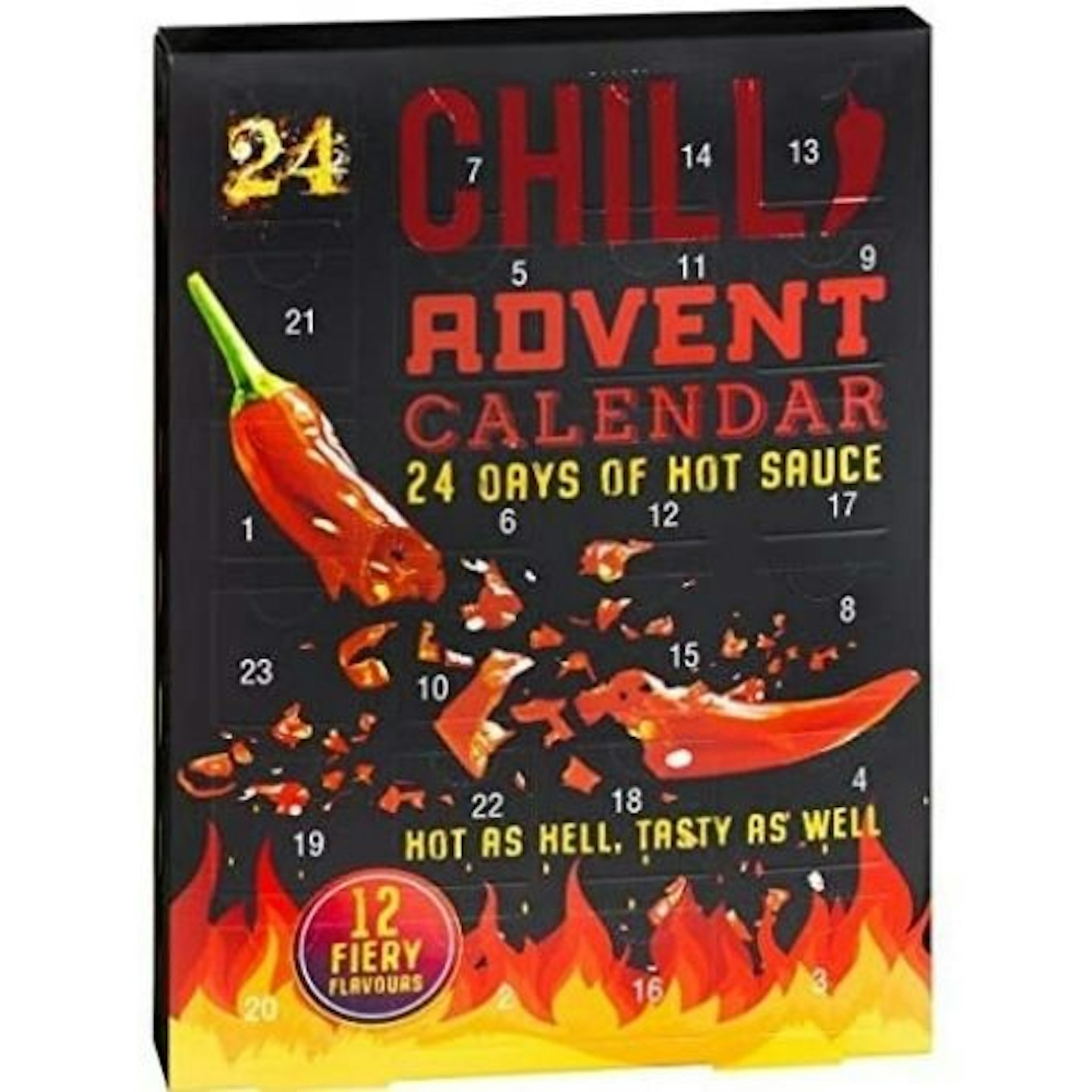 24 Days of Hot Sauce Chilli Lovers Advent Calendar