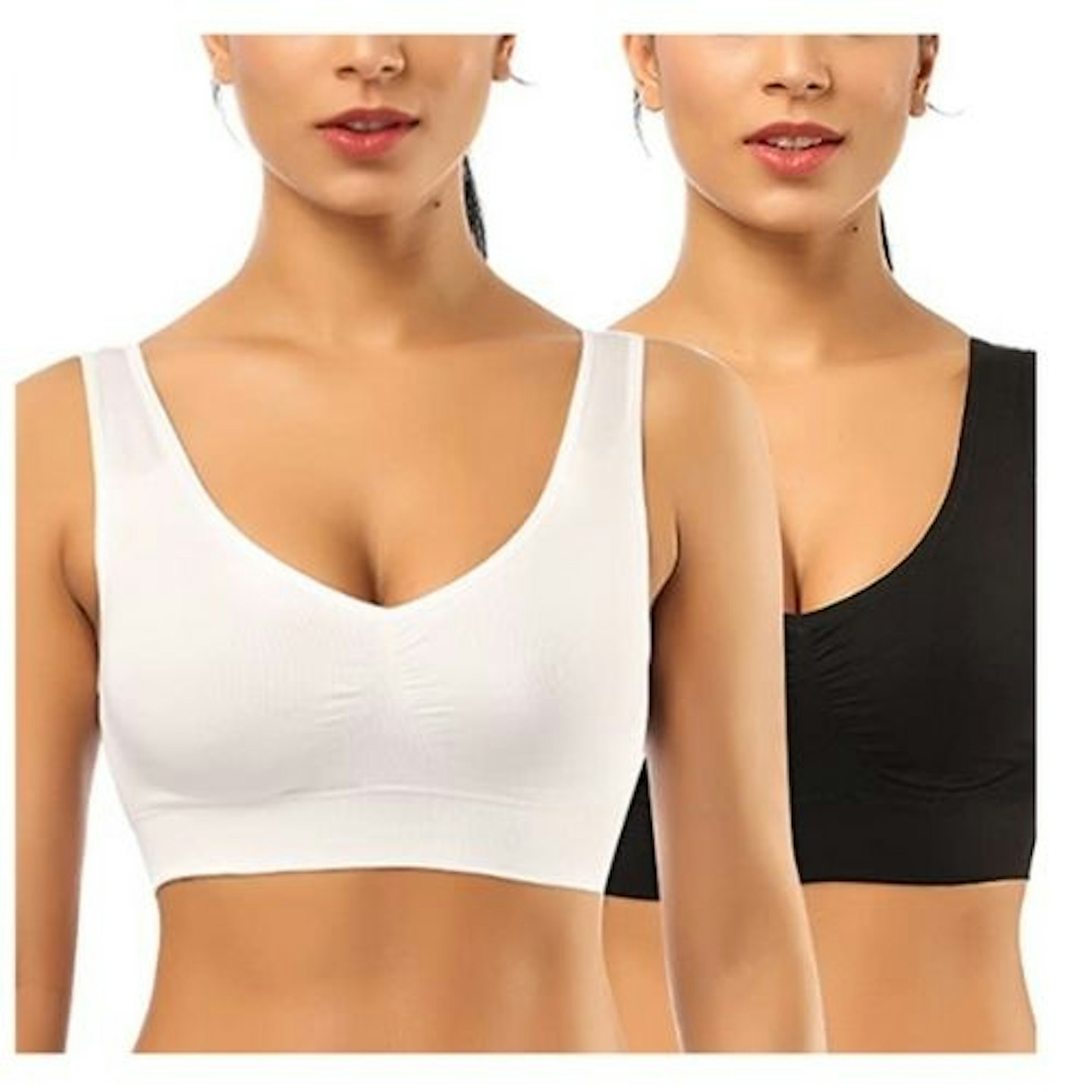 dianhelloya sports bras for women Women Bra Gathered Non-slip