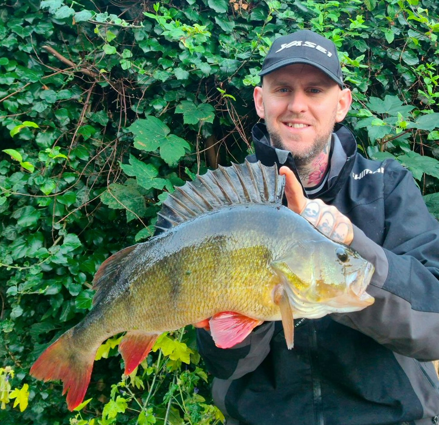 Ash Costa and his 4lb 4oz perch