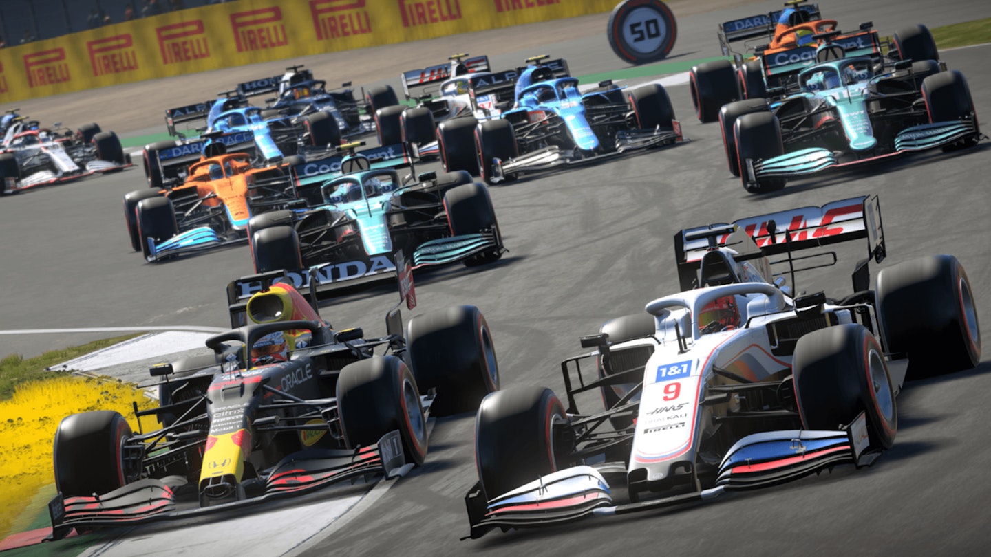 Lots of cars on the grid in F1 2021