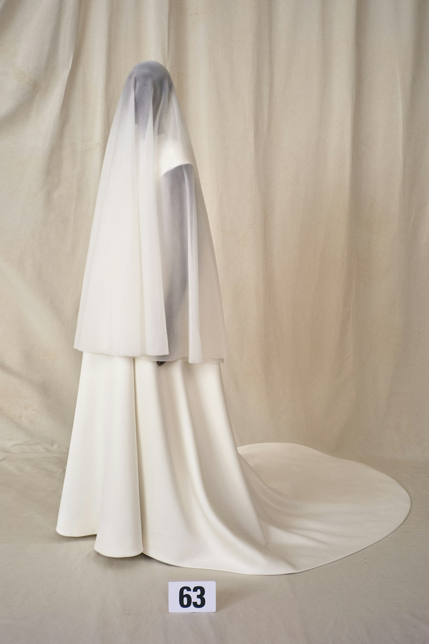 Balenciaga's bridal couture look