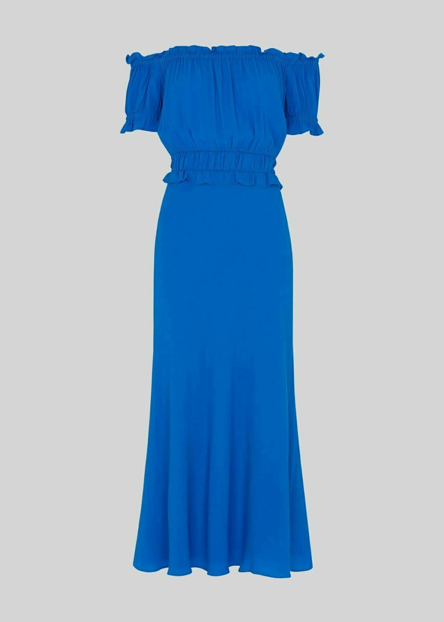 WHISTLES, Floren Shirred Bardot Dress, £54.05