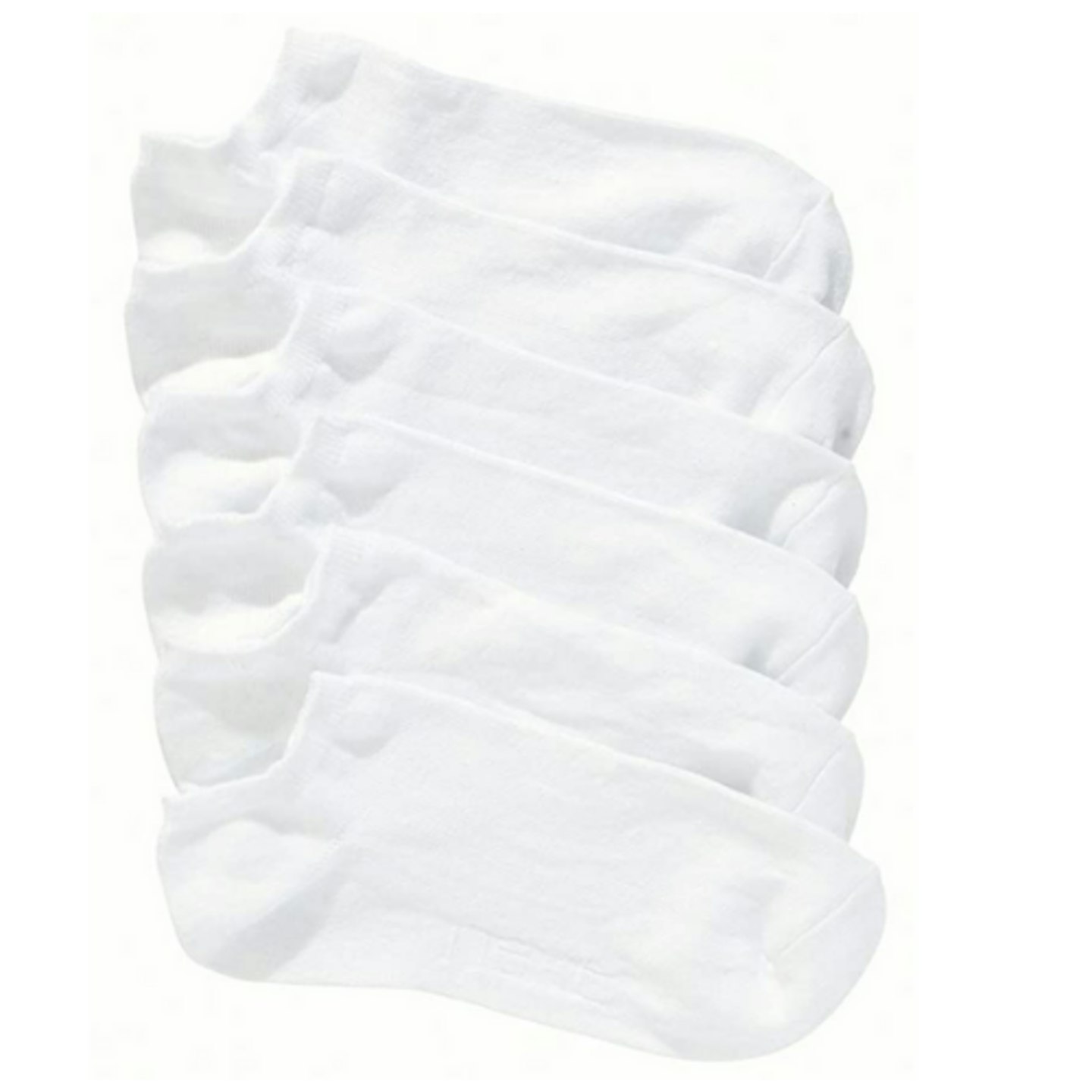 6-pack of Ladies Short Trainer Sports Socks