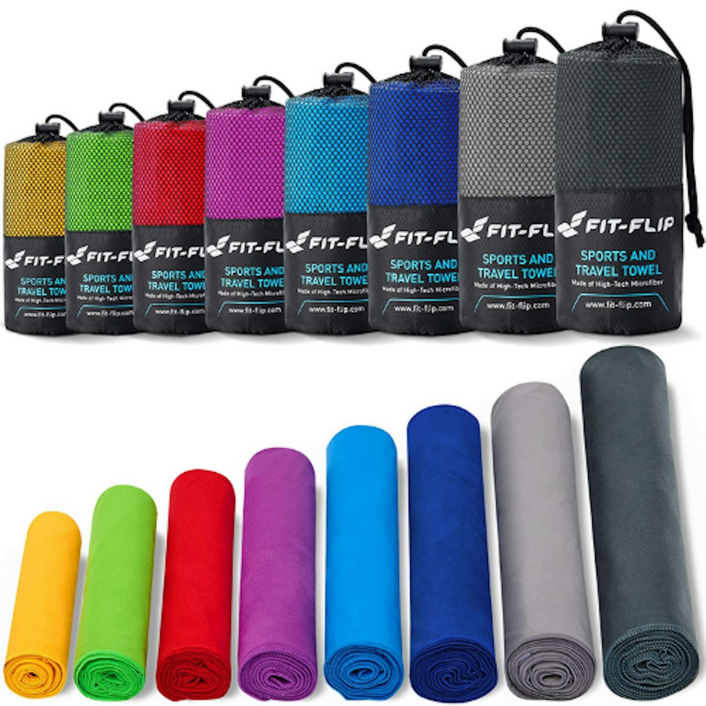 Fit-Flip Microfibre Towels
