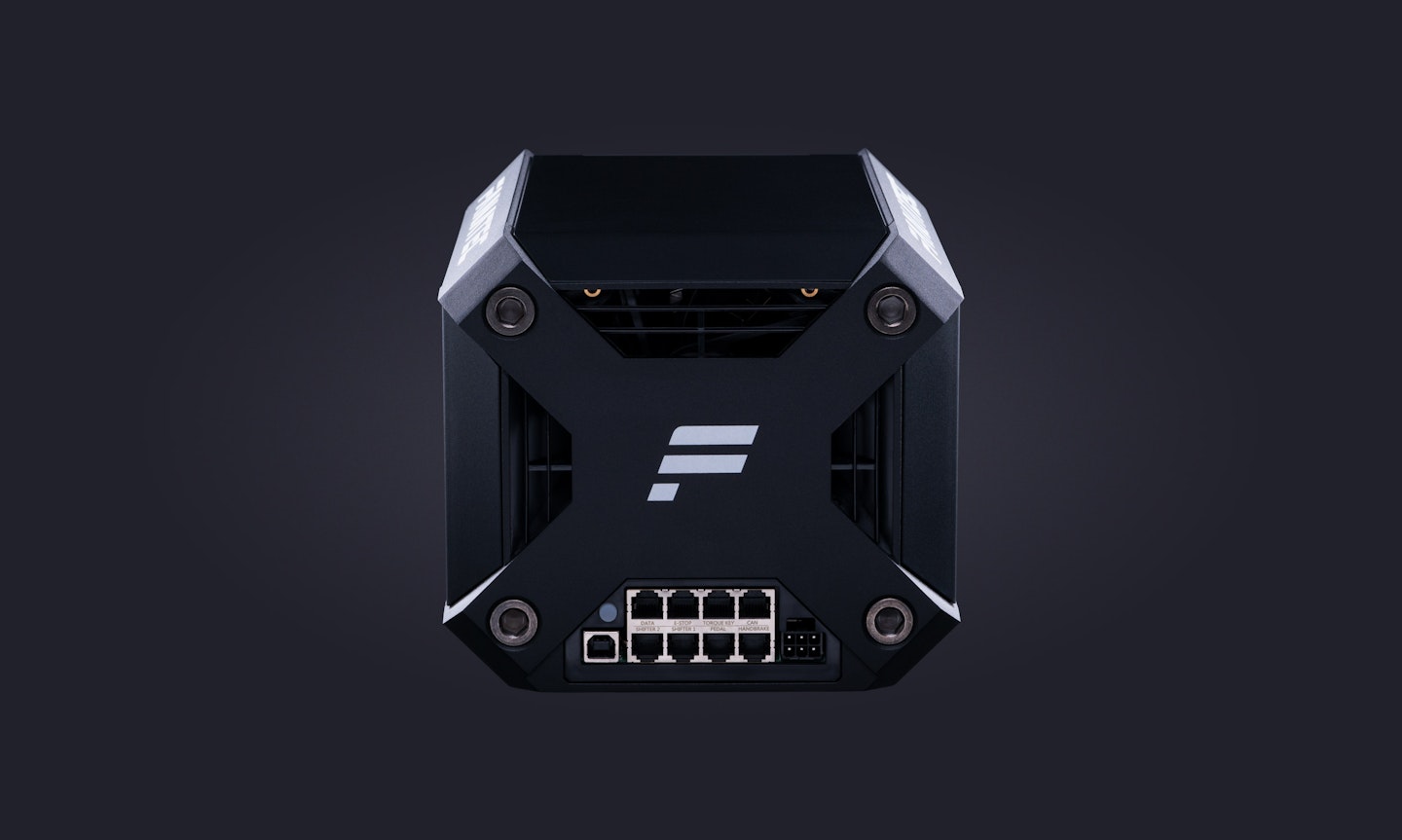 The rear of the Fanatec Podium DD1