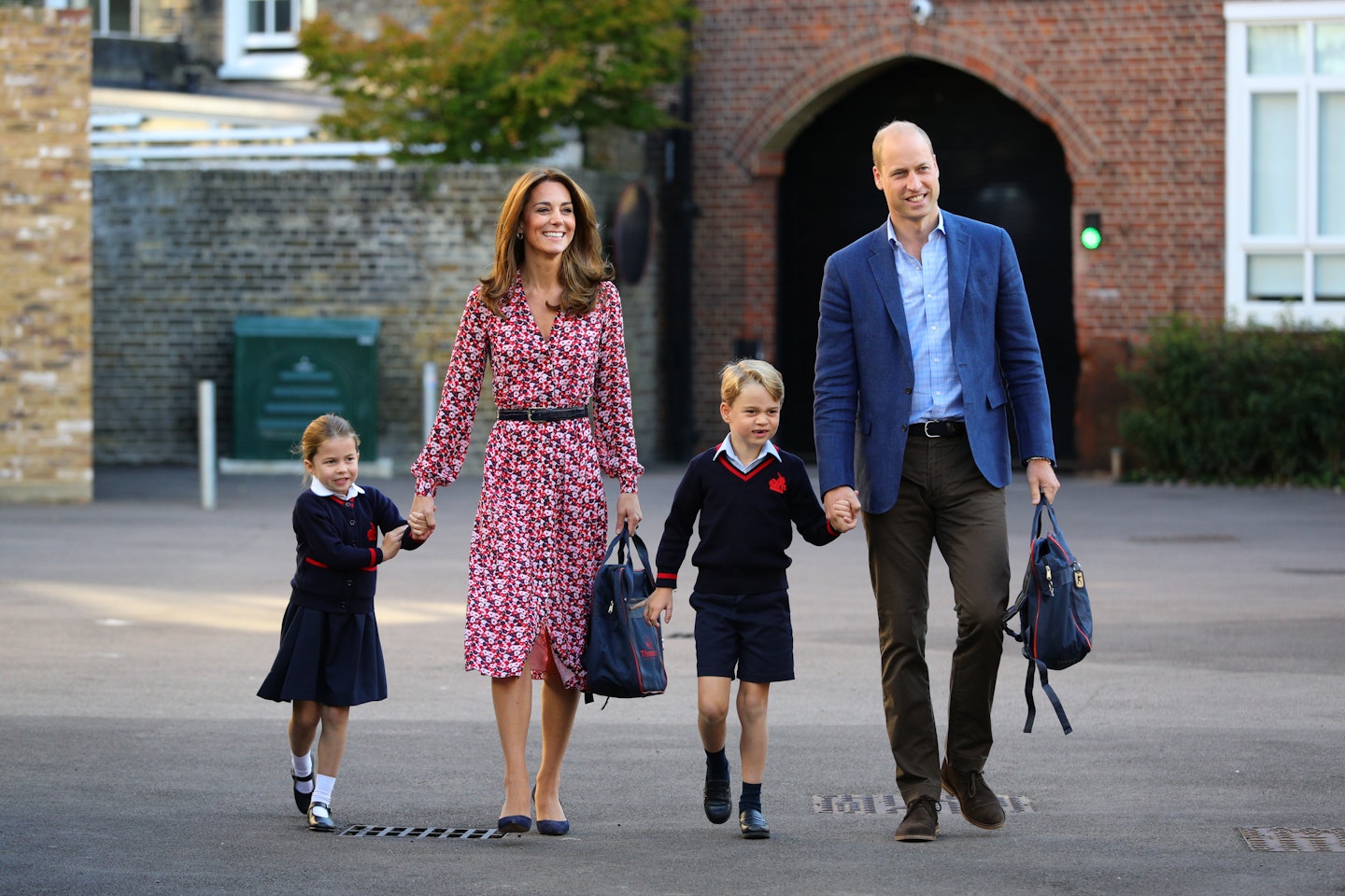 Princess Charlotte, Prince George, Kate Middleton, Prince William