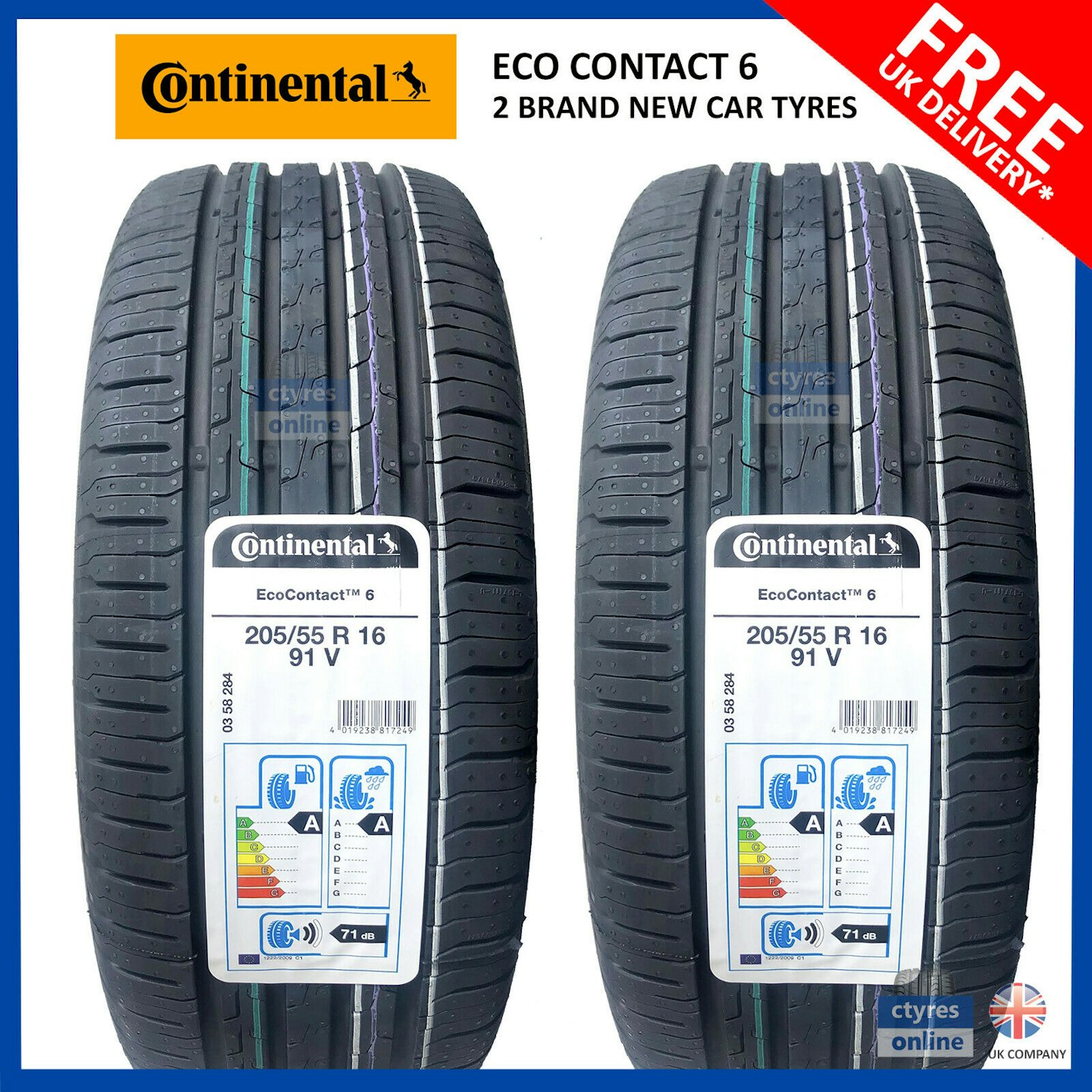 Continental Eco Contact 6 205/55R16