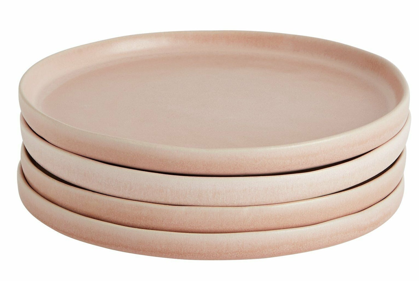 Habitat Nona Set Of 4 Dinner Plates - Pink