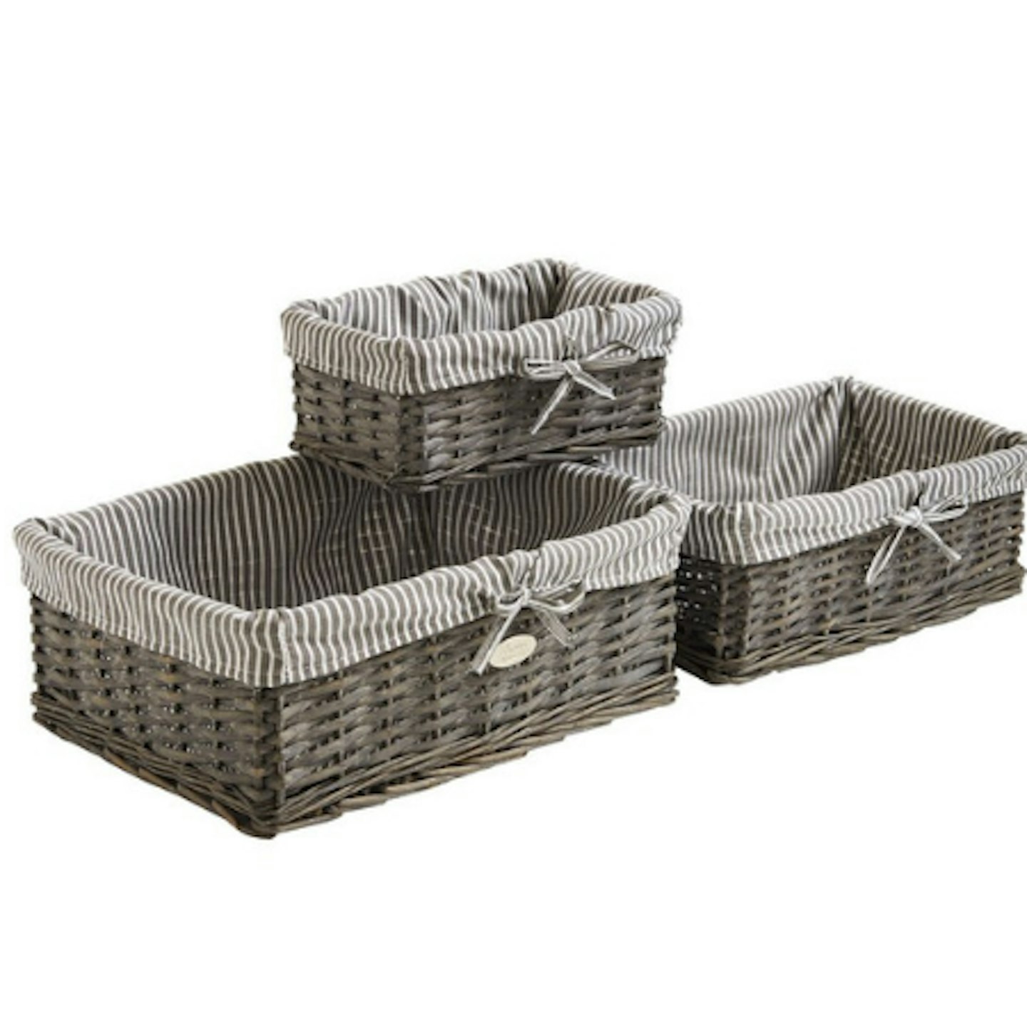 Wicker 3 Piece Basket Set