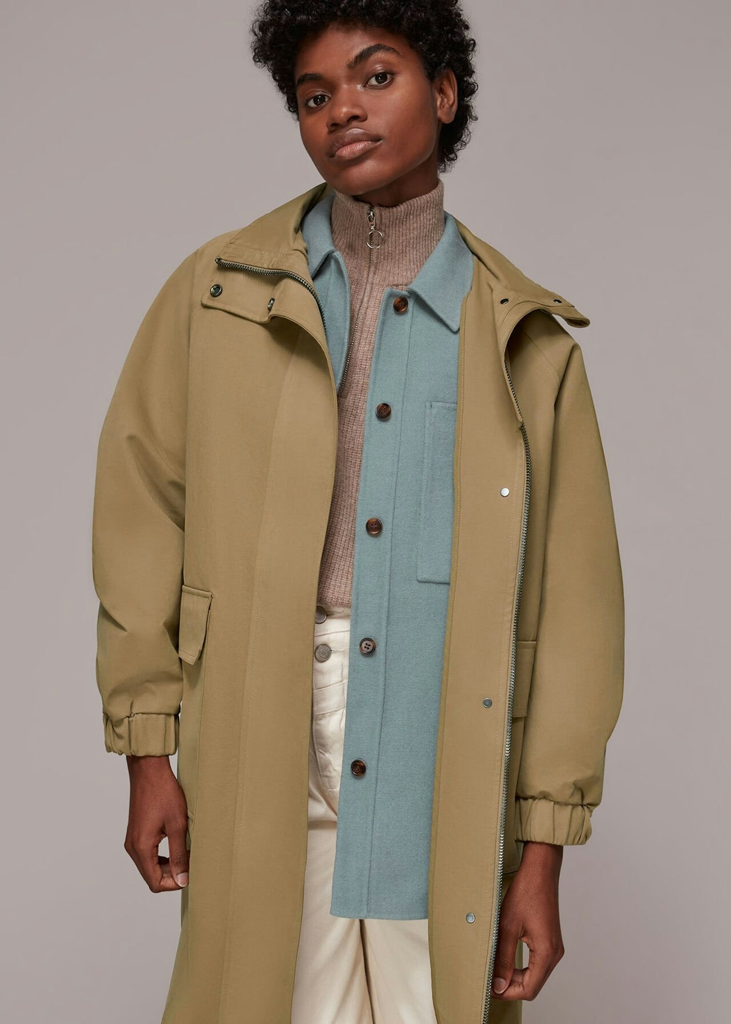 Whistles, Thea Water-Resistant Coat, £149