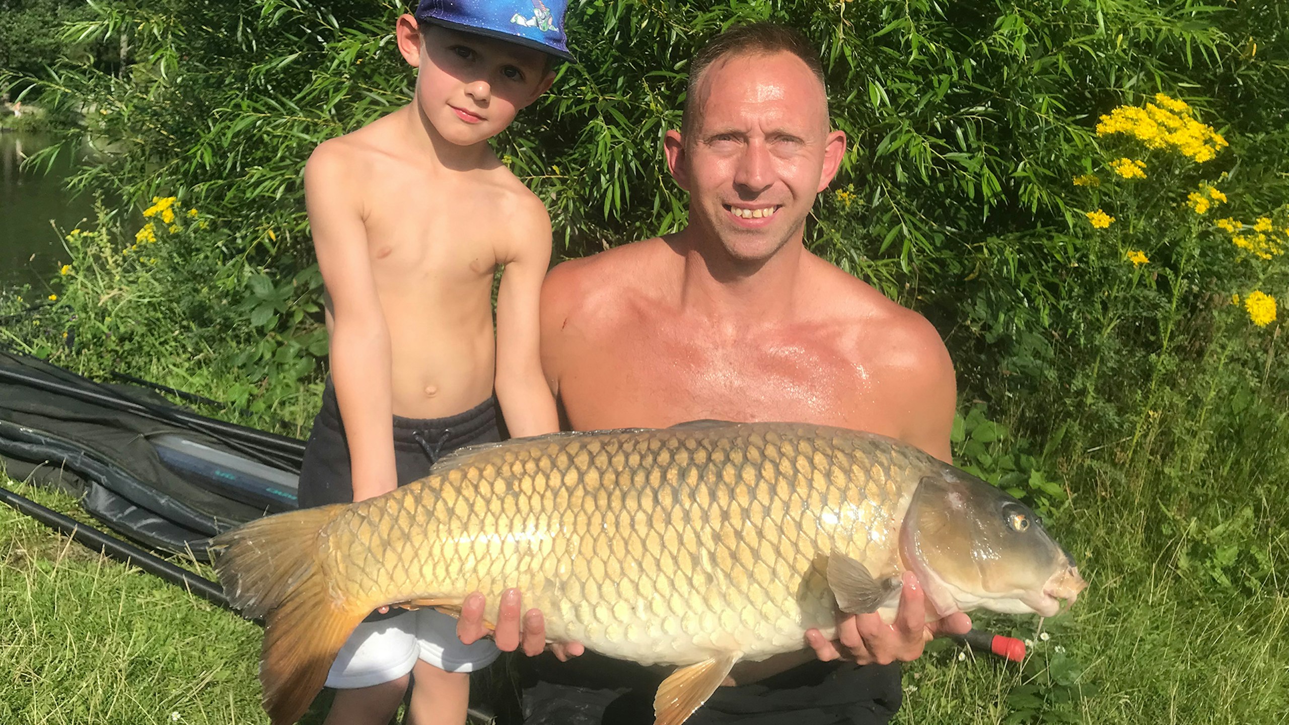 30lb carp...on the pole!