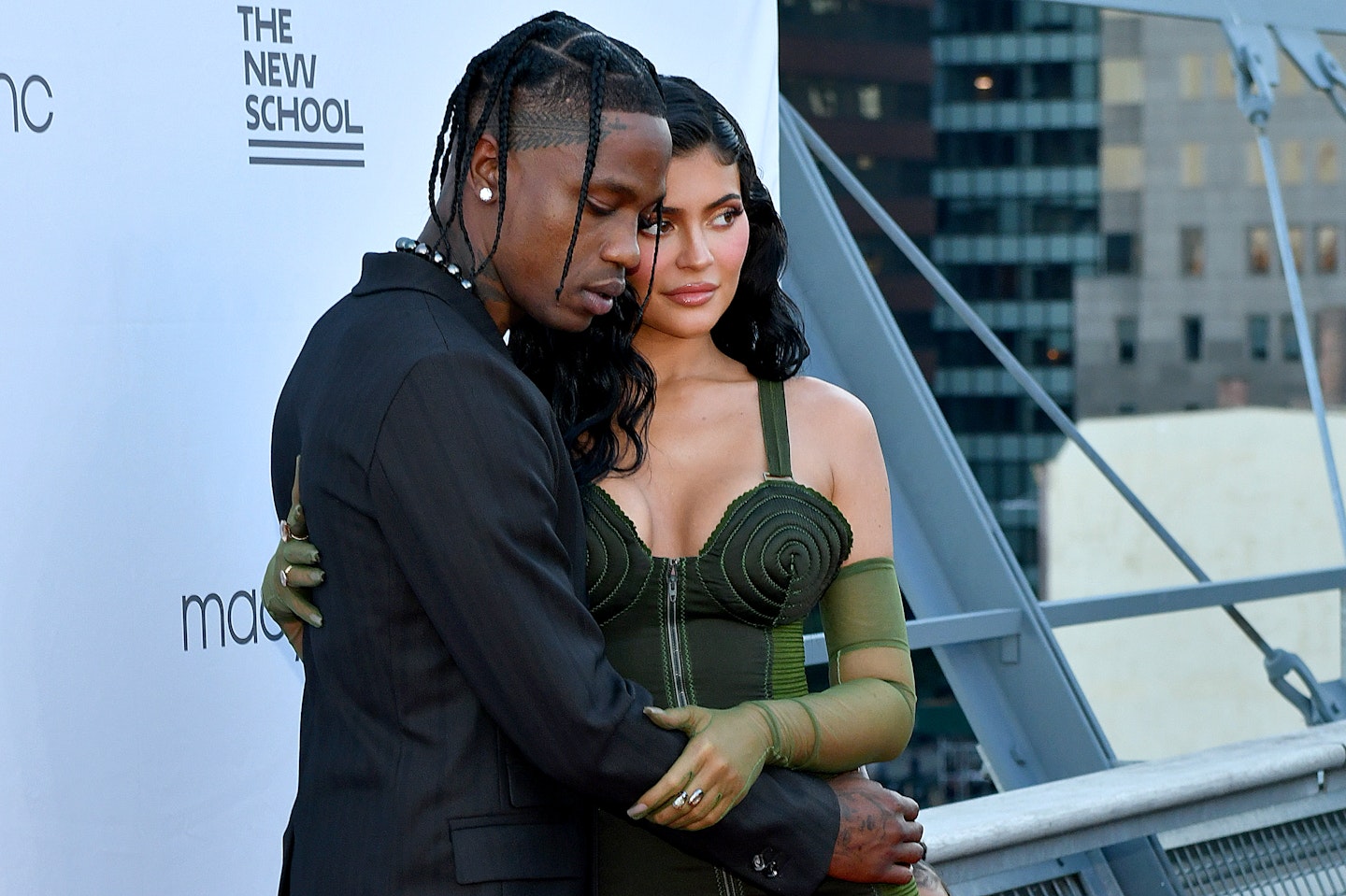 Travis Scott and Kylie Jenner attend the The 72nd Annual Parsons Benefit