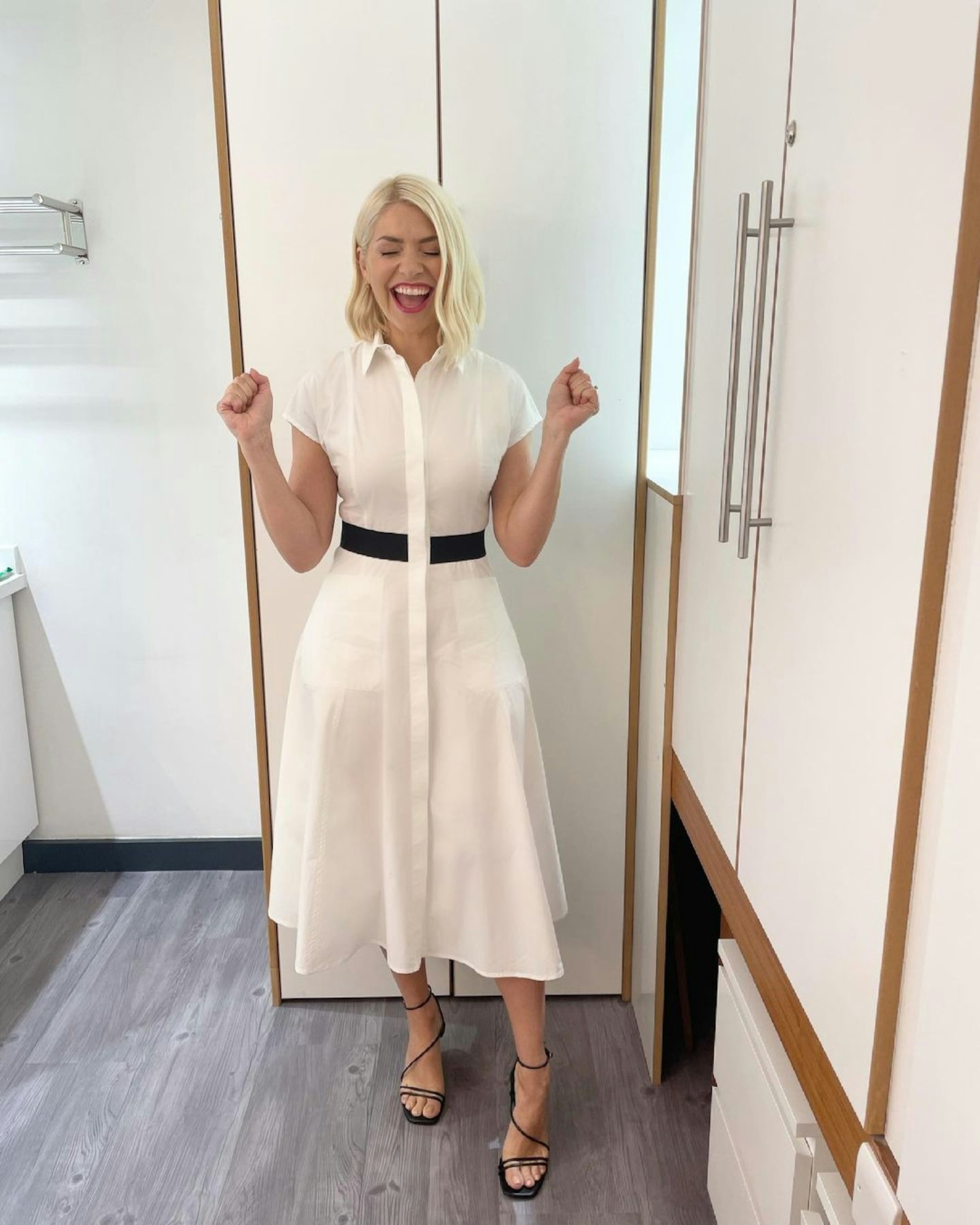 Holly Willoughby best dresses Dai, Happiness Is A Shirt Dress White, £275