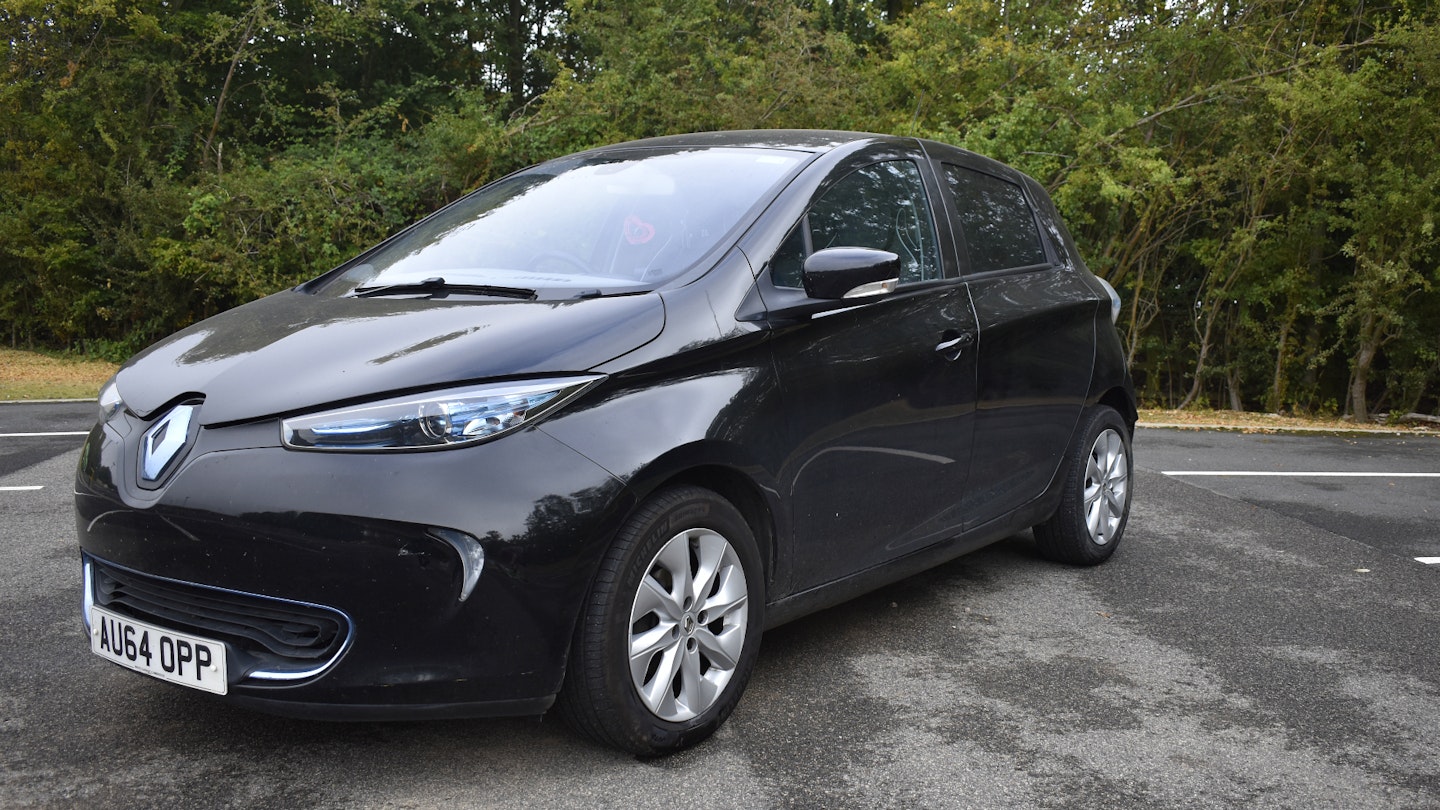 Renault Zoe before NoH2O cleaning test