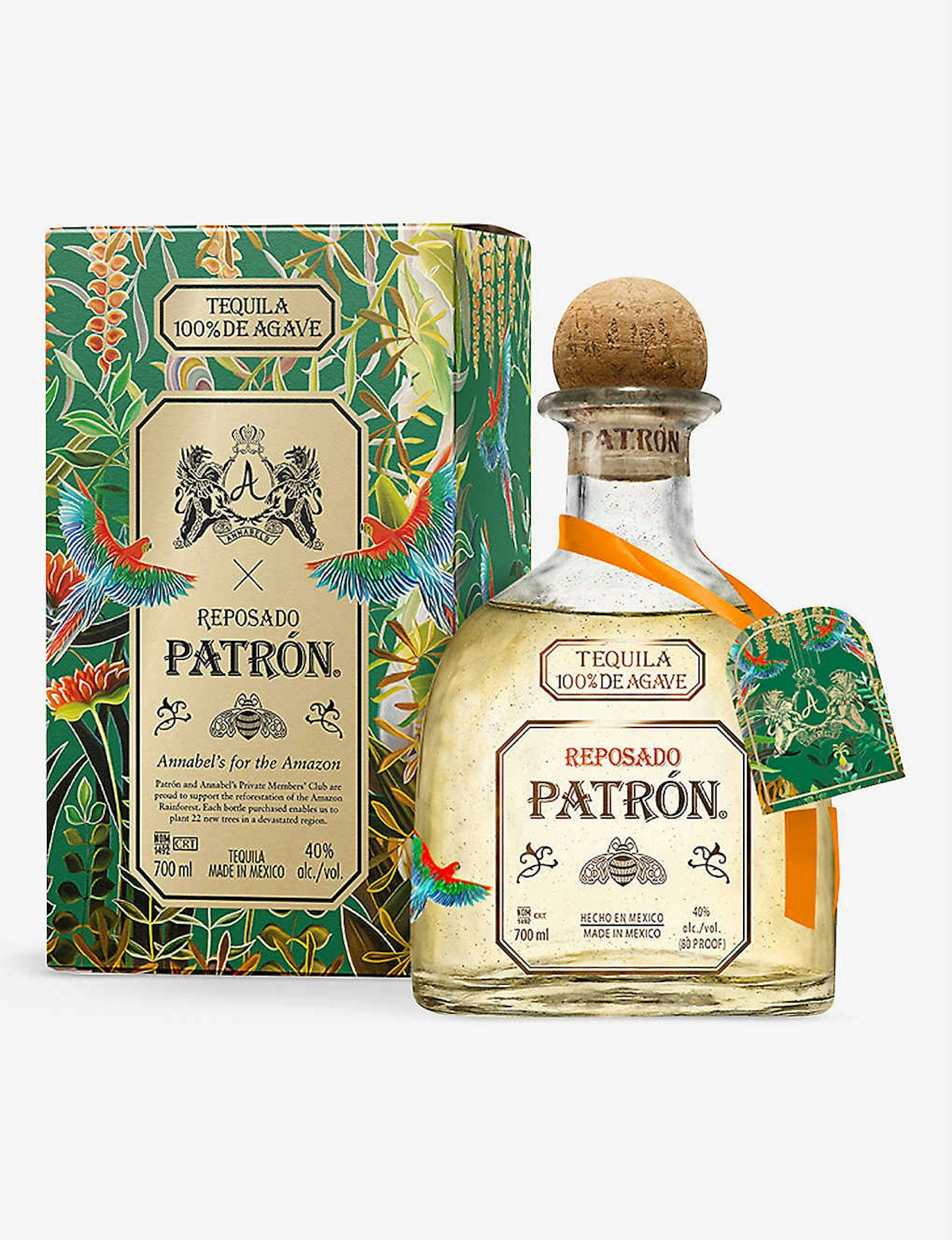 PATRON, Annabel's x Patru00f3n Reposado limited-edition tequila 700ml, £85