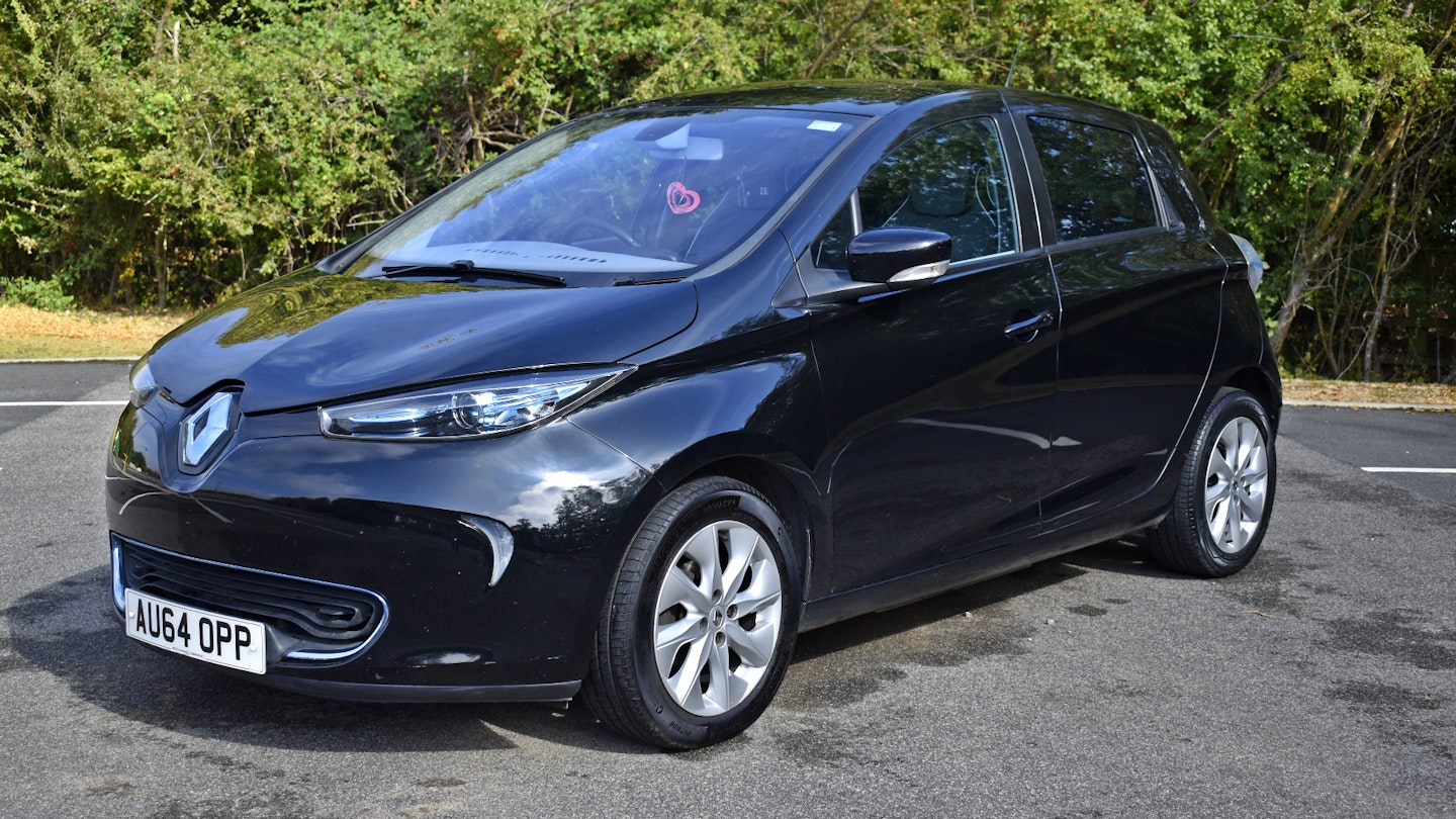 Renault Zoe after cleaning 