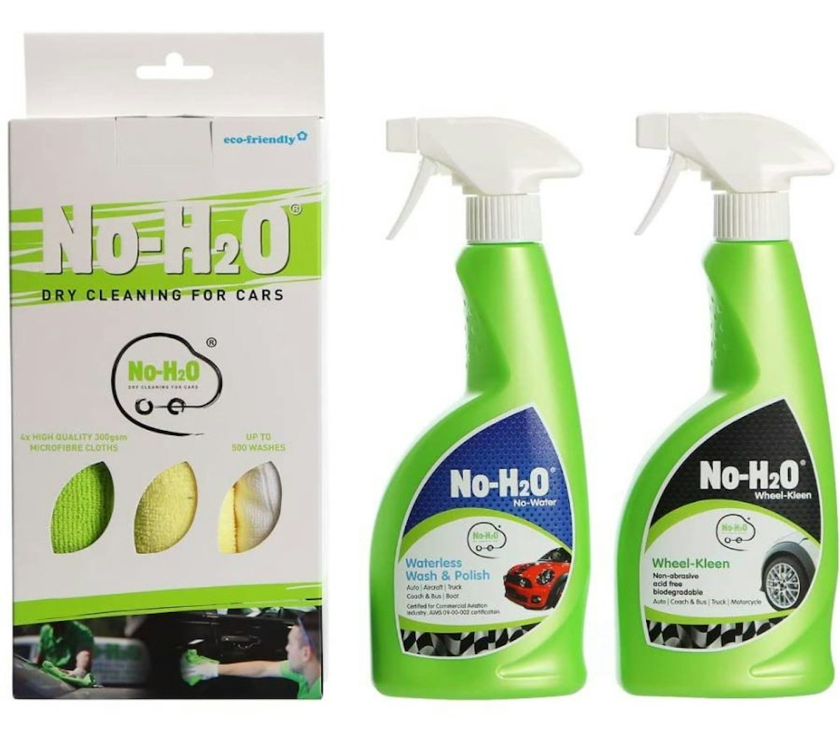 CAR Tests NoH2O's Waterless Wash