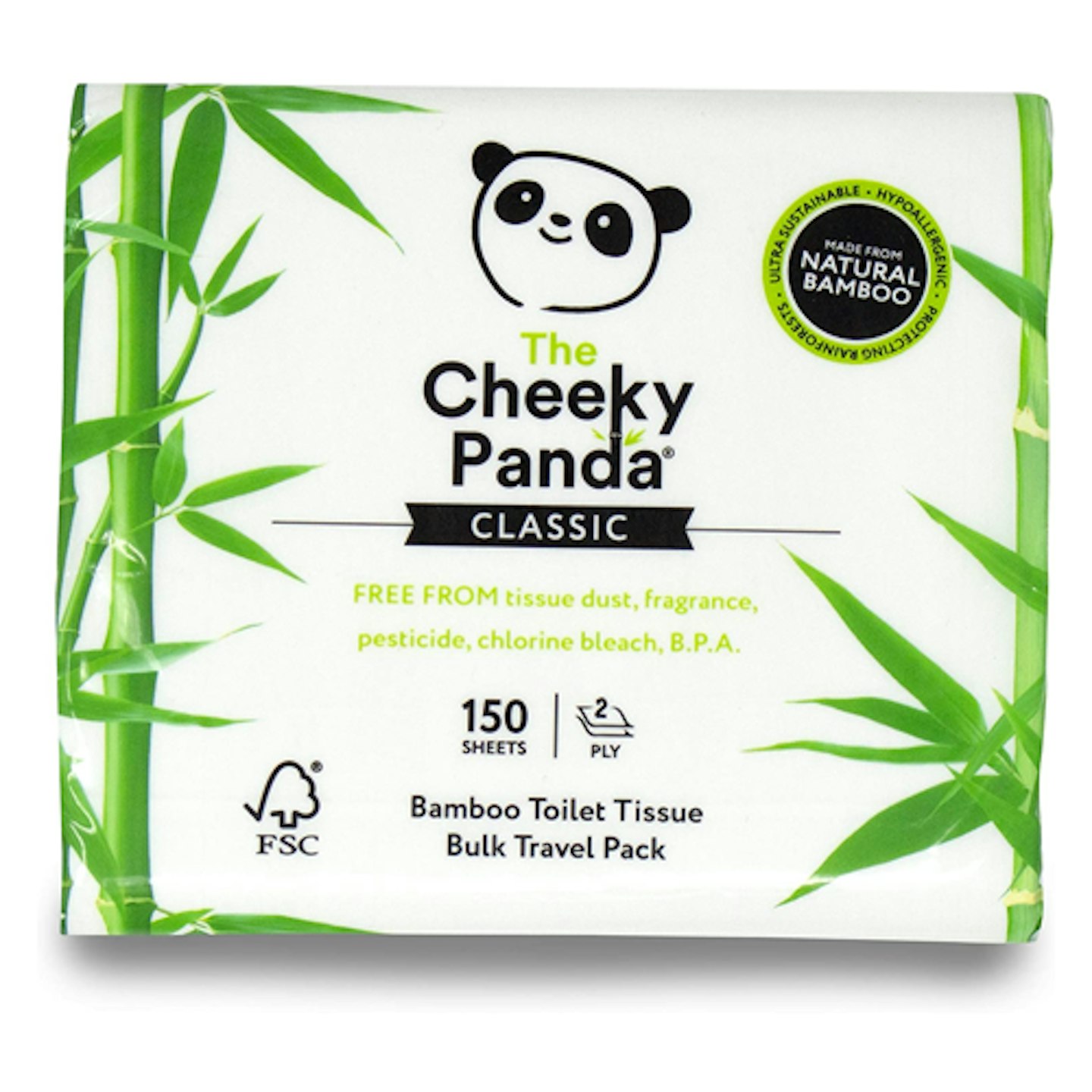 The Cheeky Panda – Bamboo Travel Toilet Tissue Paper
