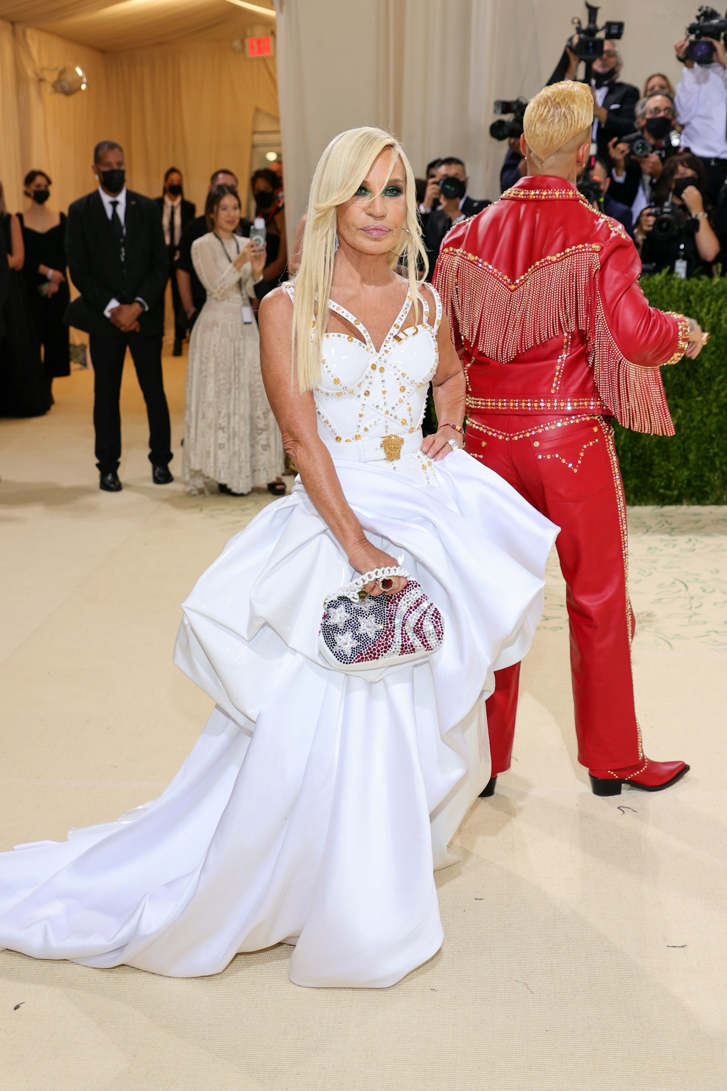 Donatella Versace met gala 2021