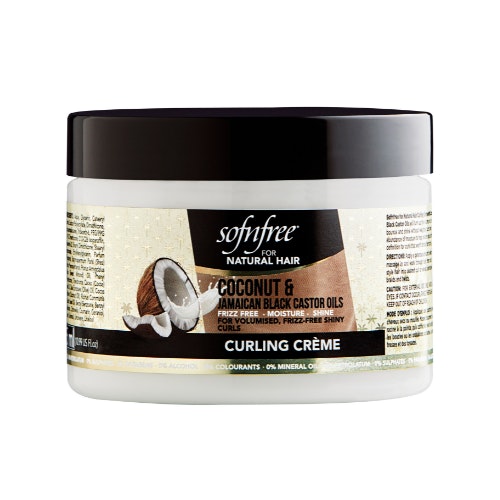 Sofnfree Curling Cru00e8me with Coconut & Jamaican Black Castor Oils