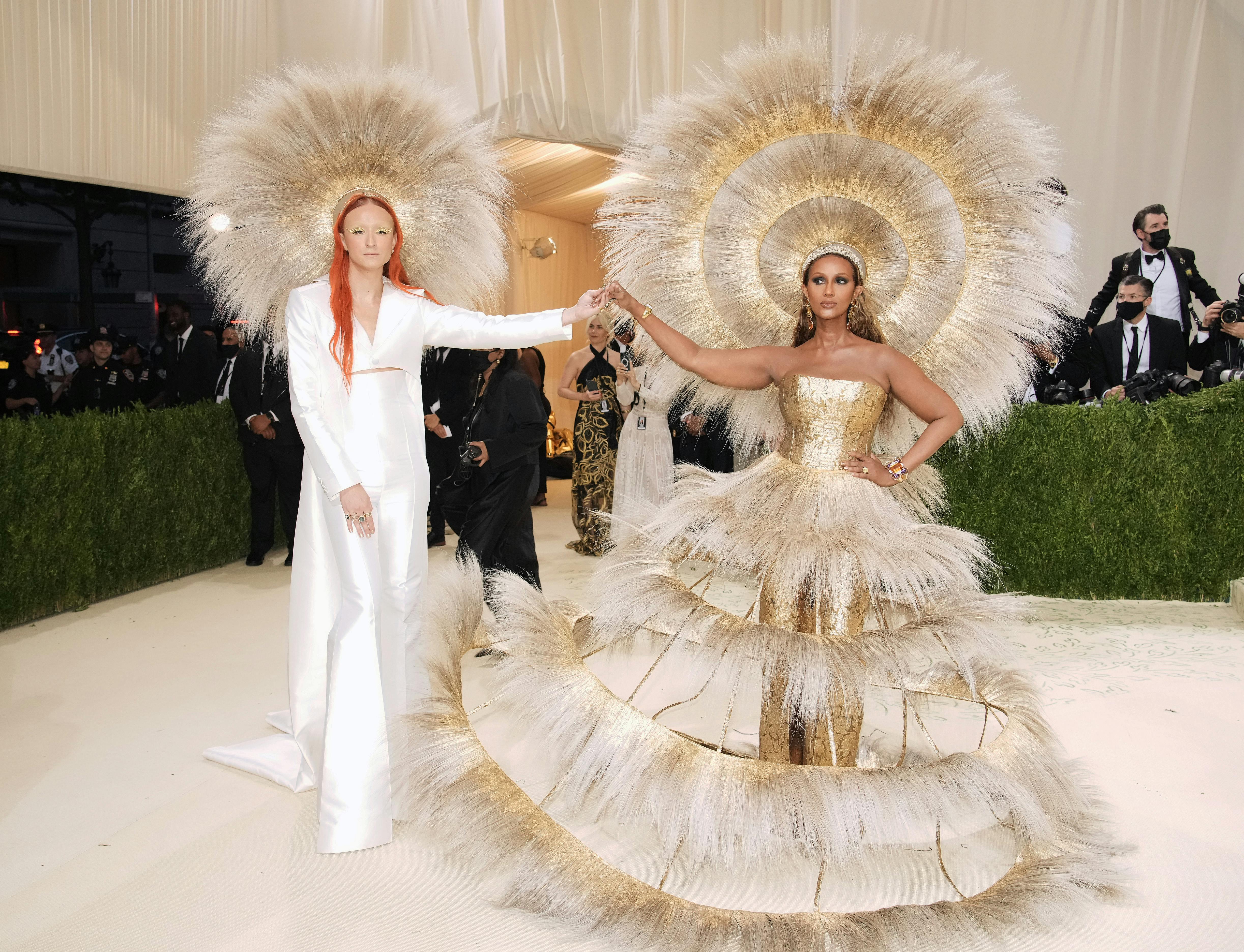 met gala 2021 outfits iman