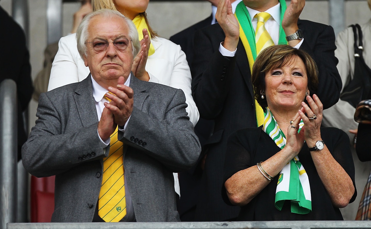 Delia Smith and Michael Wynn-Jones