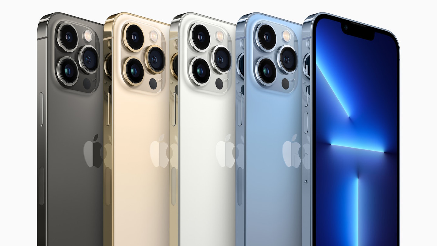 iPhone 13 Pro and iPhone 13 Pro Max will be available in four stunning finishes including Graphite, Gold, Silver, and Sierra Blue