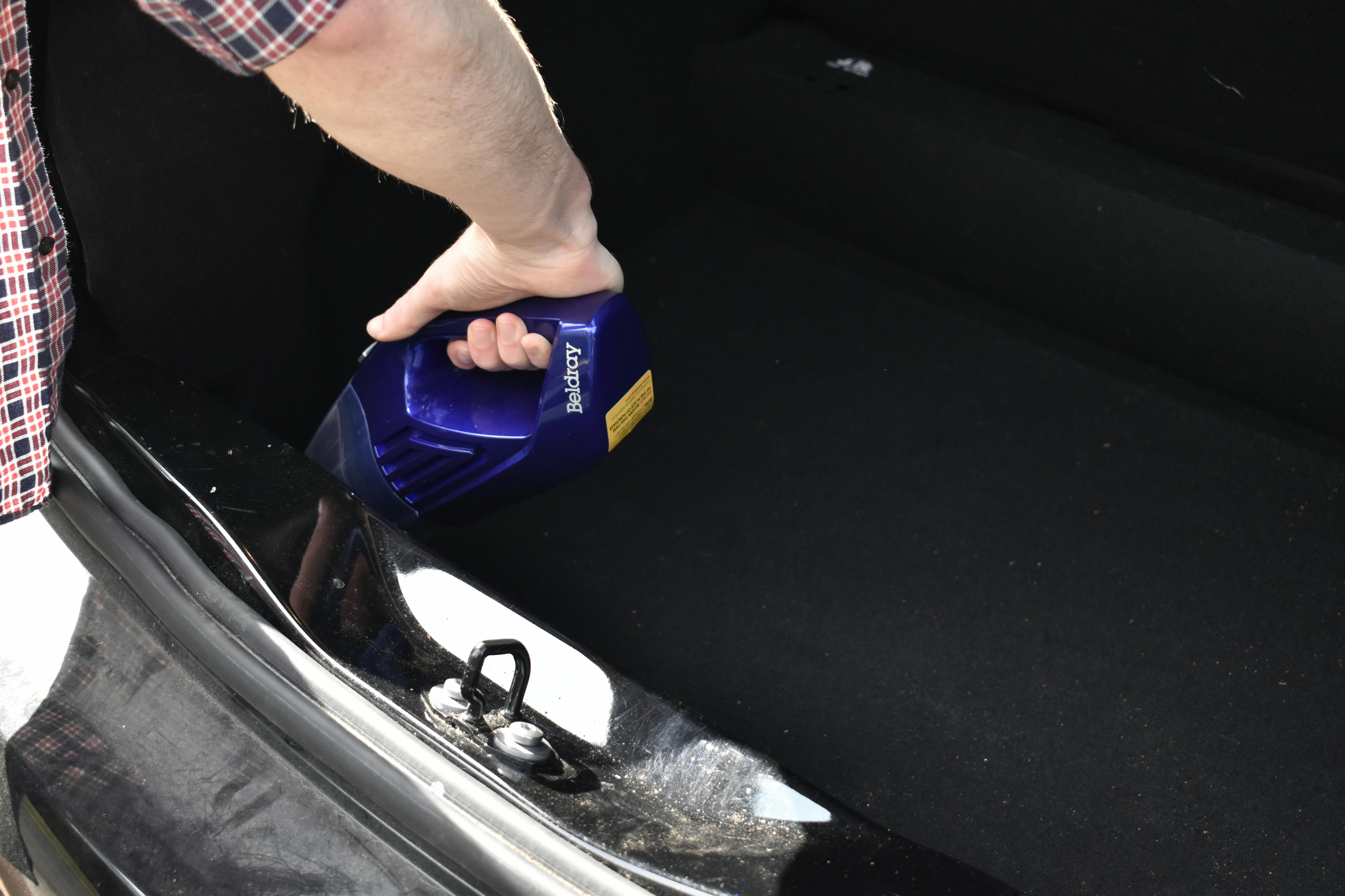 Using the Beldray in the boot of a car