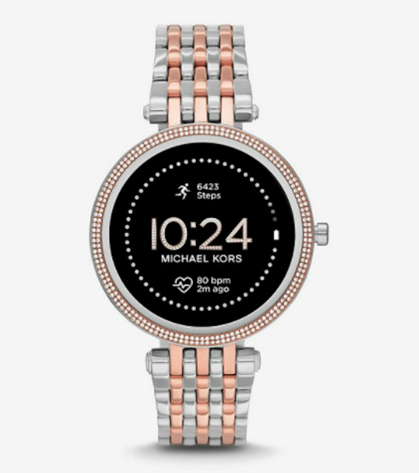 Michael Kors Gen 5E Darci Pavu00e9 Two-Tone Smartwatch