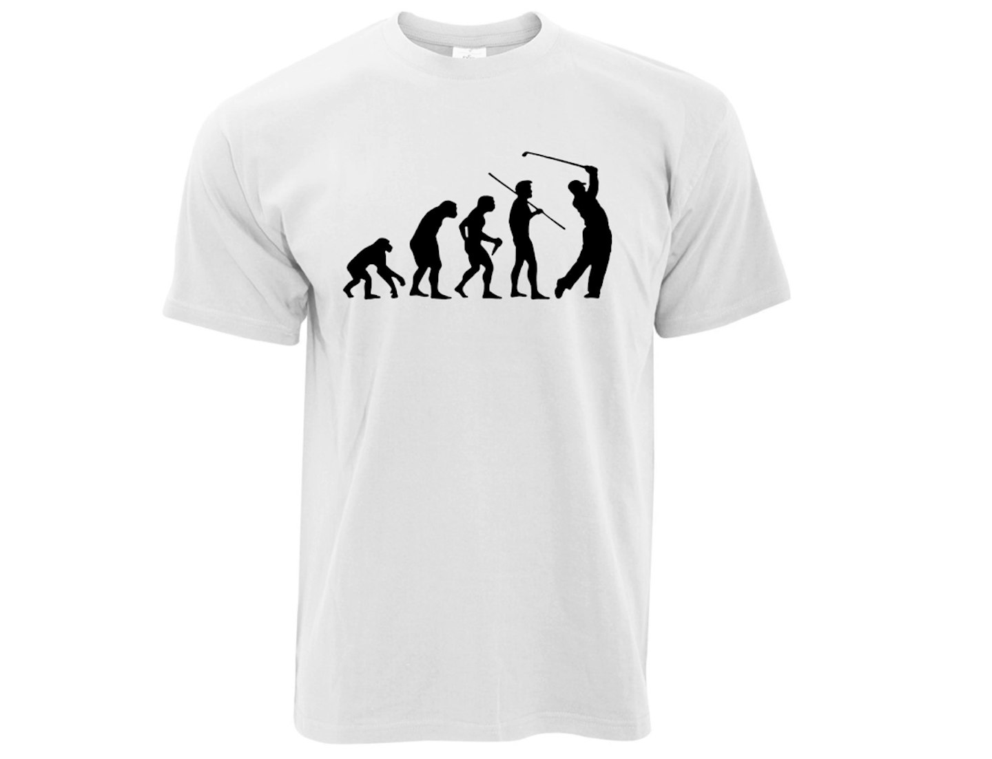 Novelty Golf T-Shirt - Evolution of a Golfer