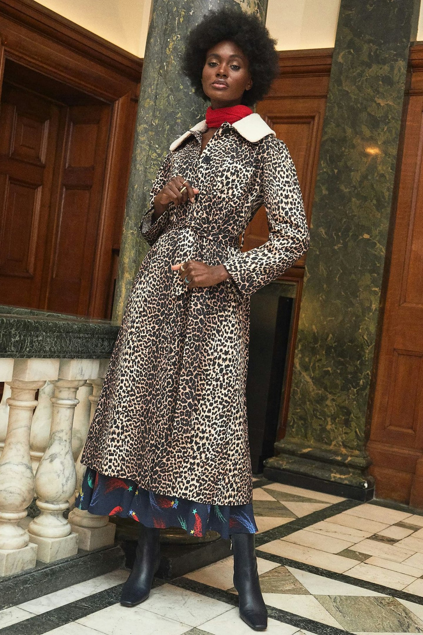 Leopard Print Coat, £305