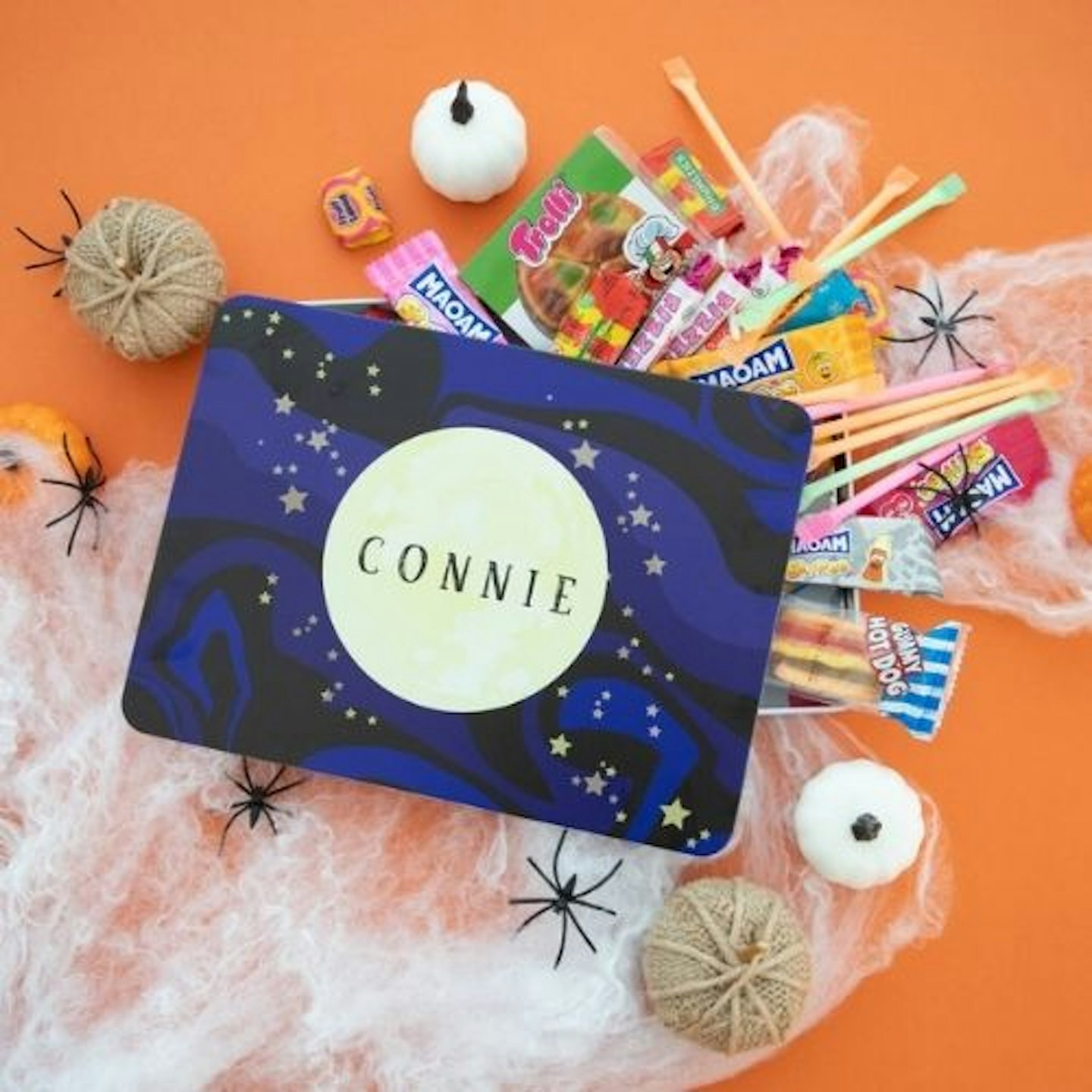 Personalised Halloween Moon Pick And Mix Tin