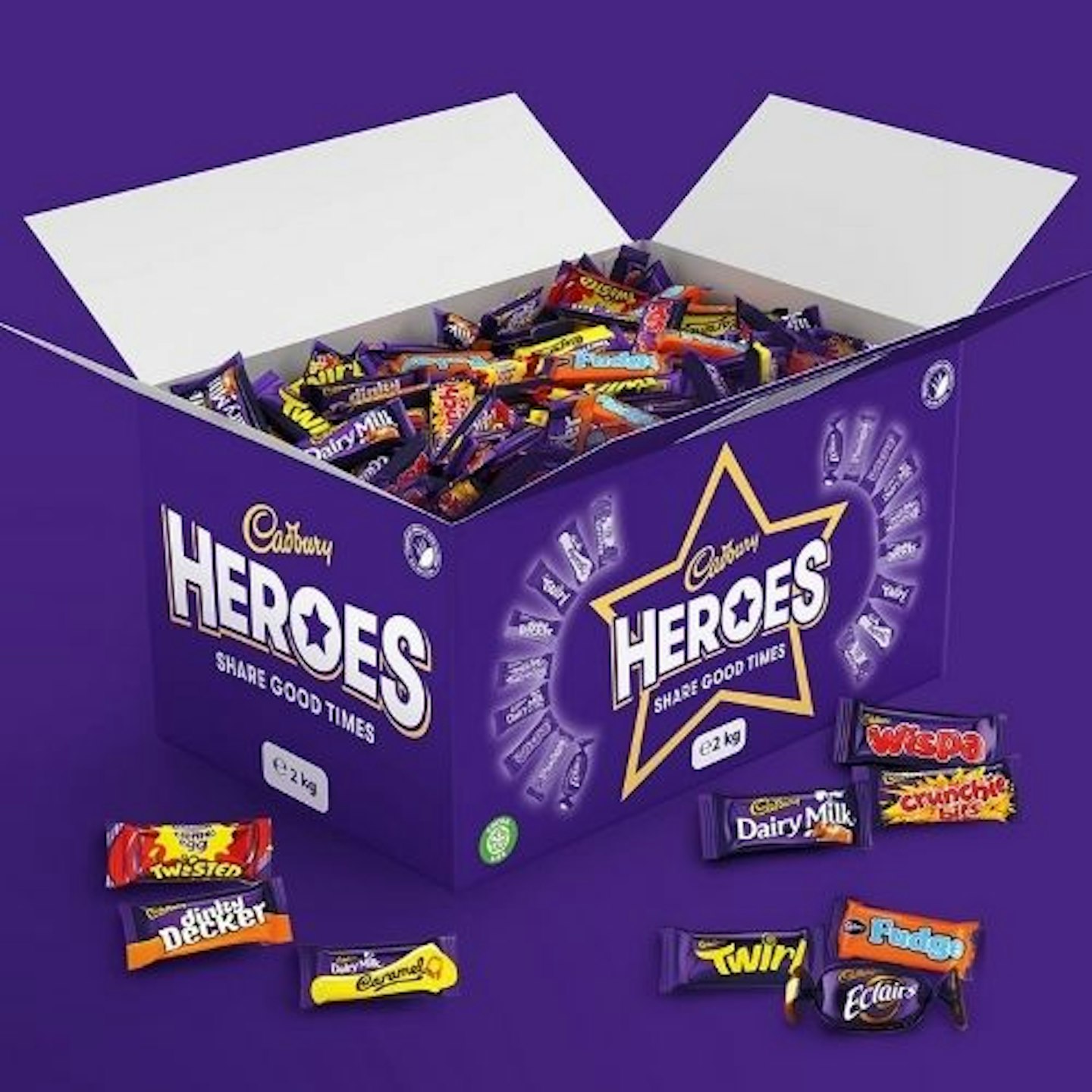 cadbury Heroes Chocolate Bulk Sharing Box