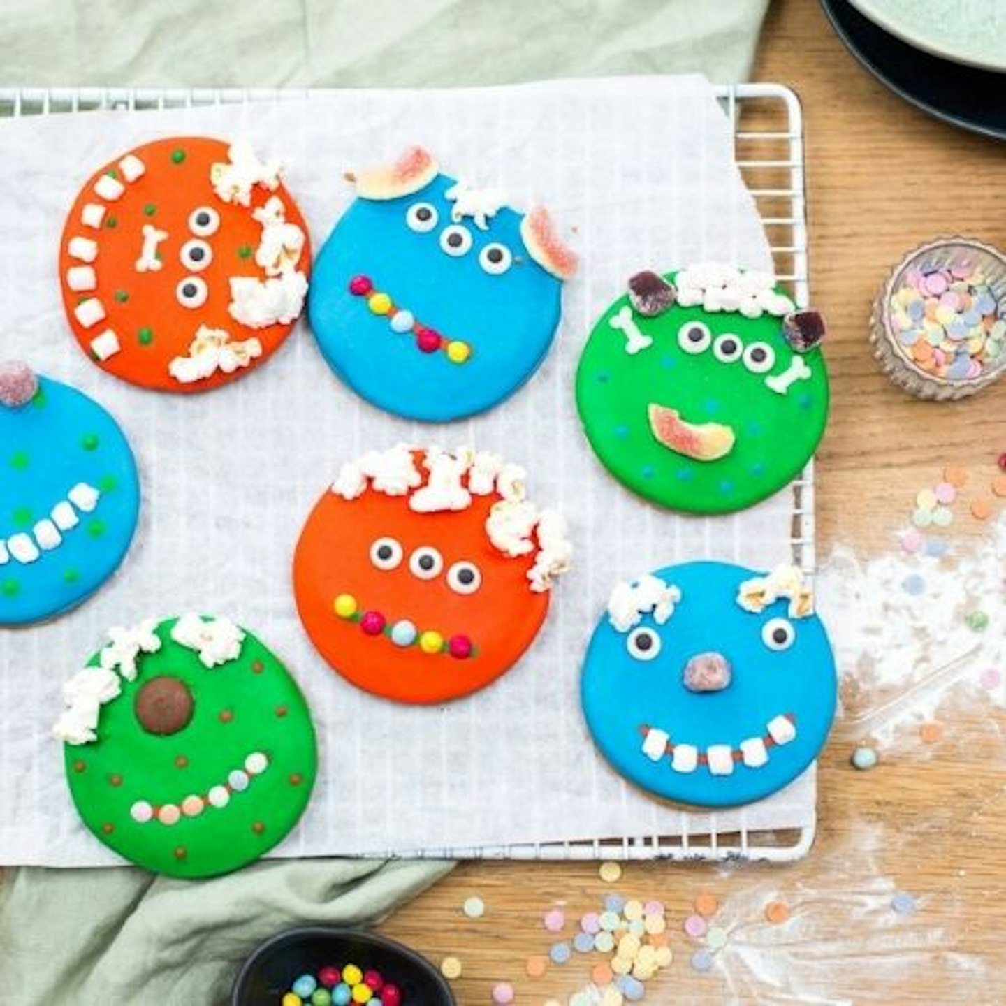 Children's Monster Bake And Craft Kit