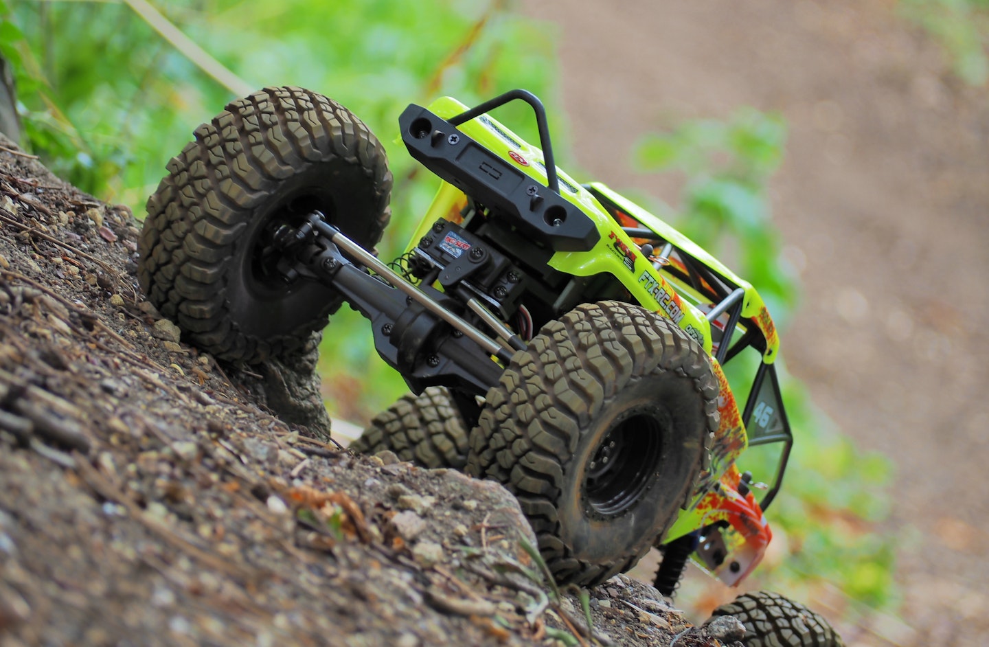 FTX Mauler on a rock ledge