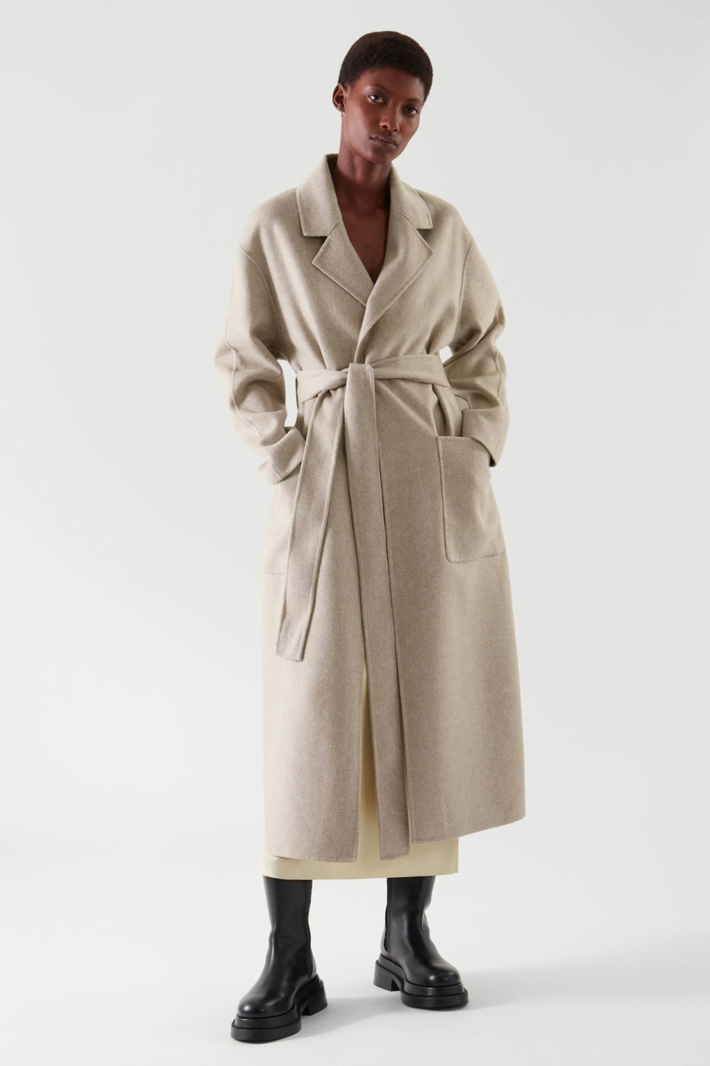 COS, Belted Wrap Coat, £190