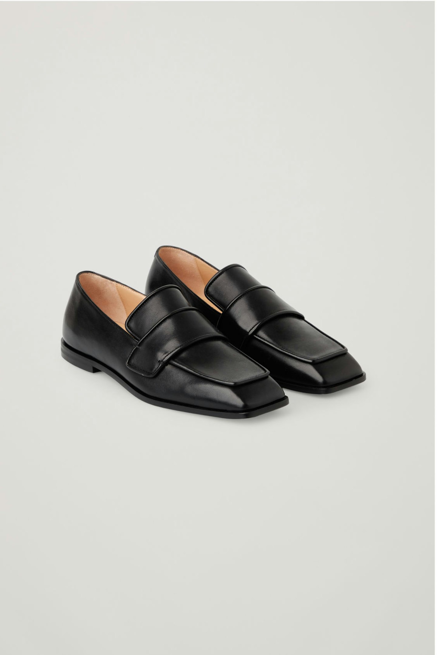 COS, Square Toe Leather Loafers, £135
